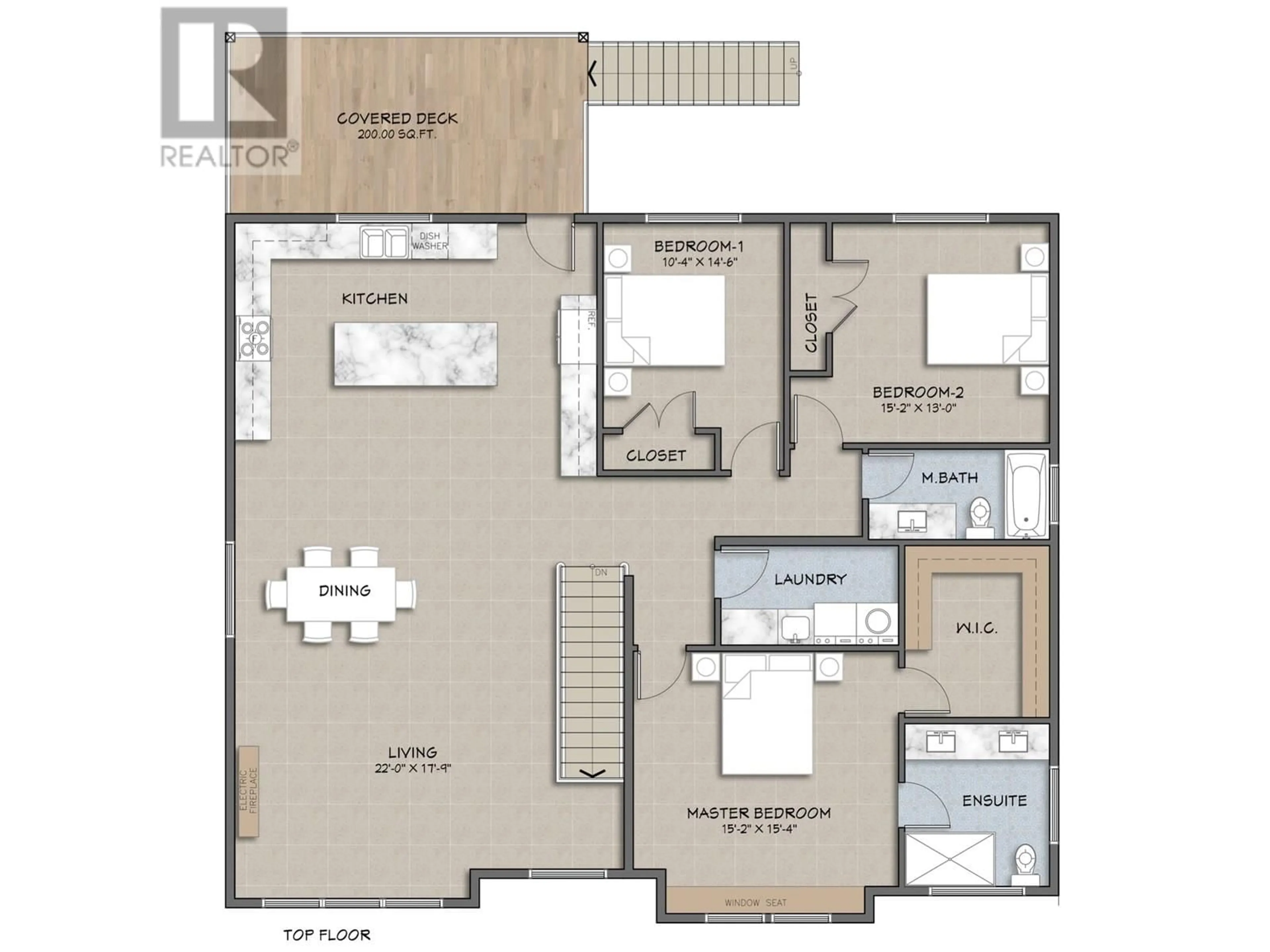 Floor plan for 2860 EDGEWATER CRESCENT, Prince George British Columbia V2K0B8
