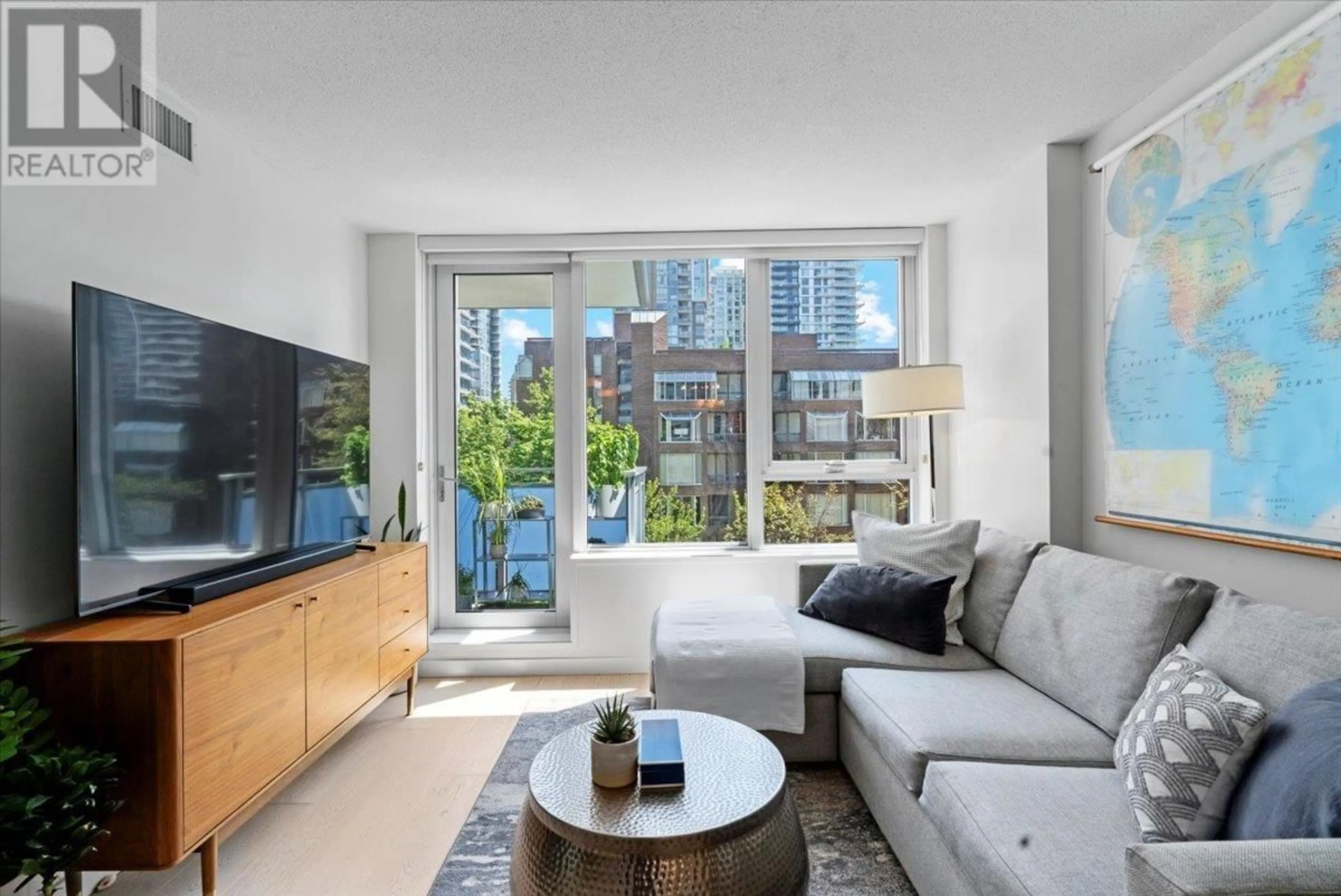 Living room with furniture, unknown for 706 - 1009 HARWOOD STREET, Vancouver British Columbia V6E0C2