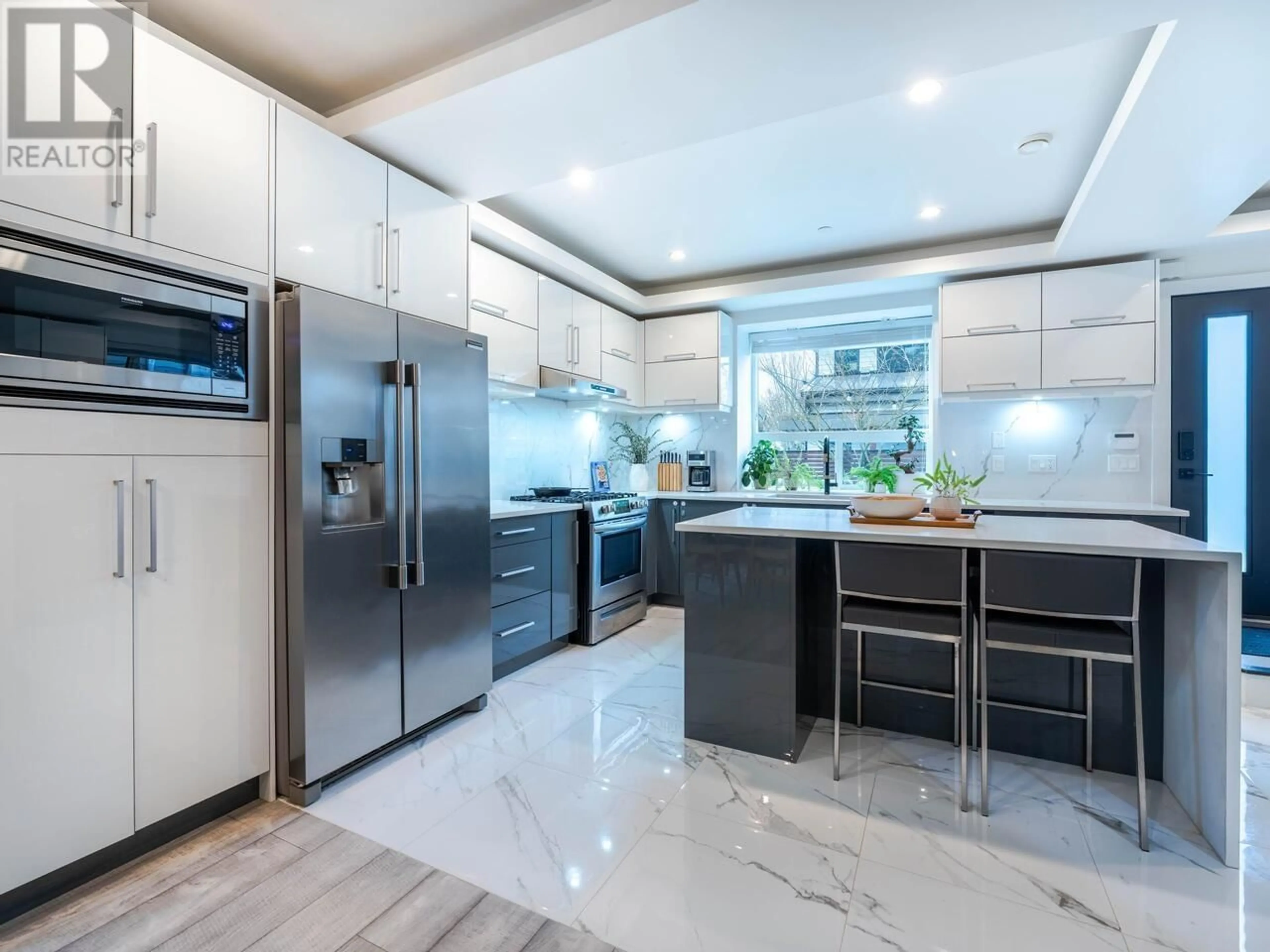 Contemporary kitchen, ceramic/tile floor for 1805 37TH AVENUE, Vancouver British Columbia V5P1E9
