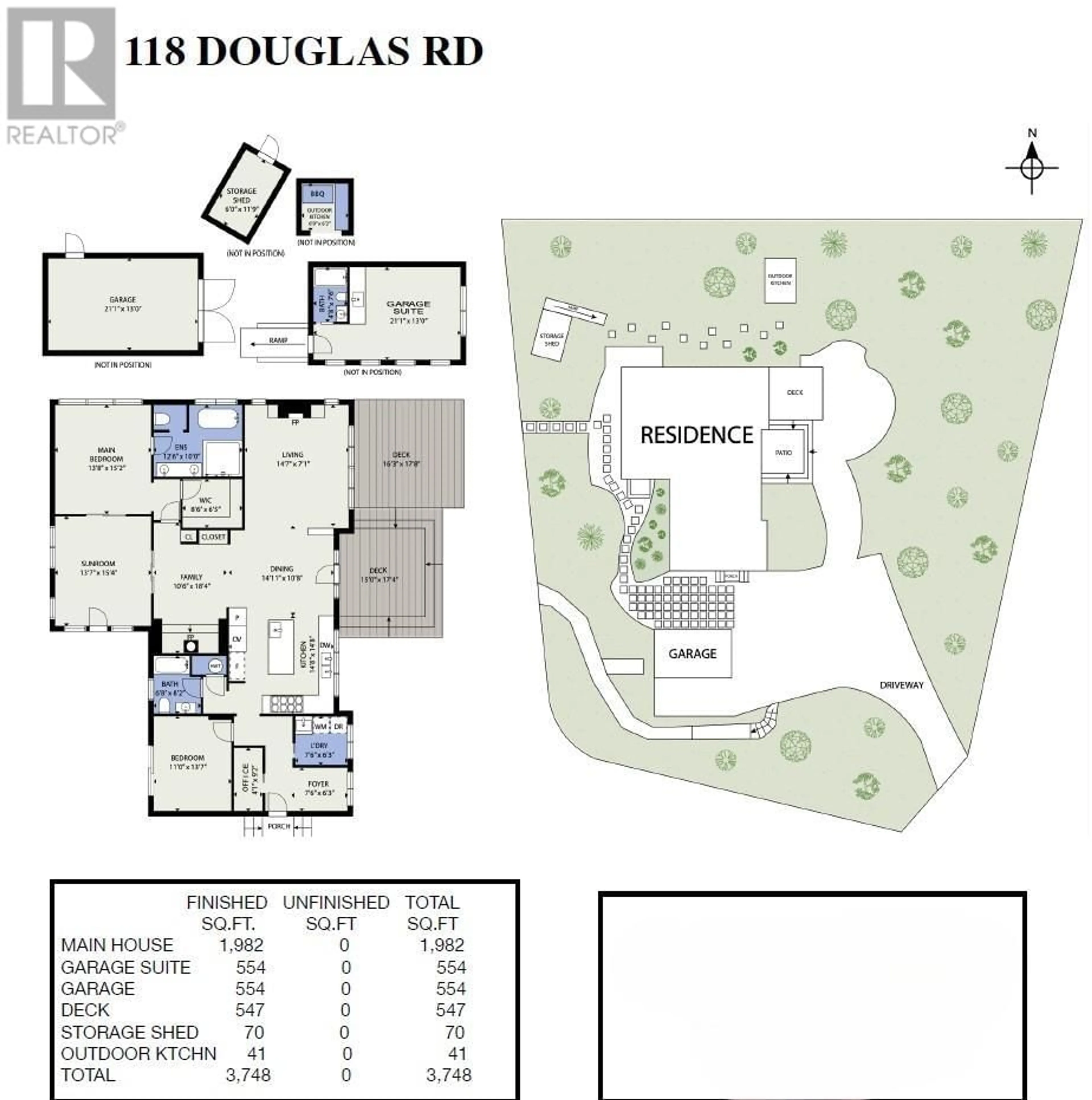 Floor plan for 118 DOUGLAS ROAD, Salt Spring Island British Columbia V8K2J2