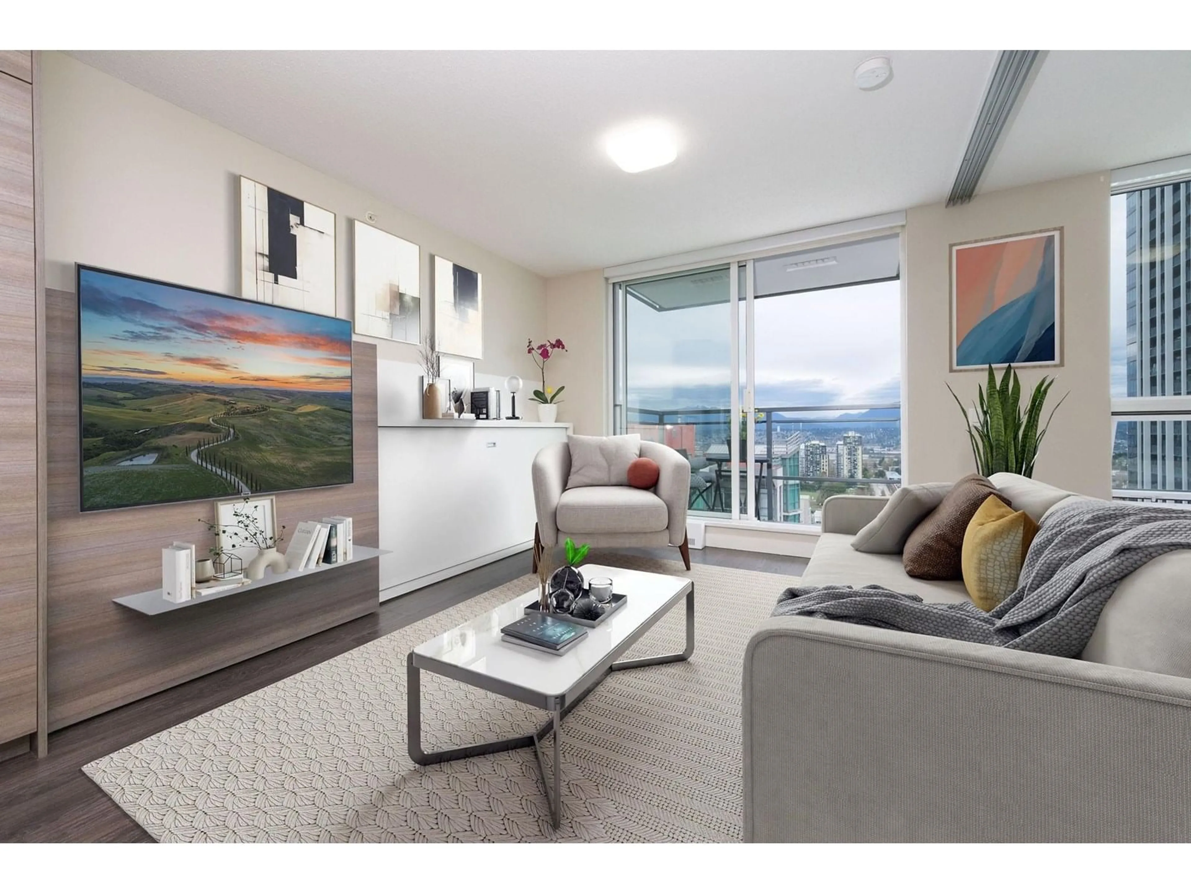 Living room with furniture, unknown for 3007 - 13398 104, Surrey British Columbia V3T1V6