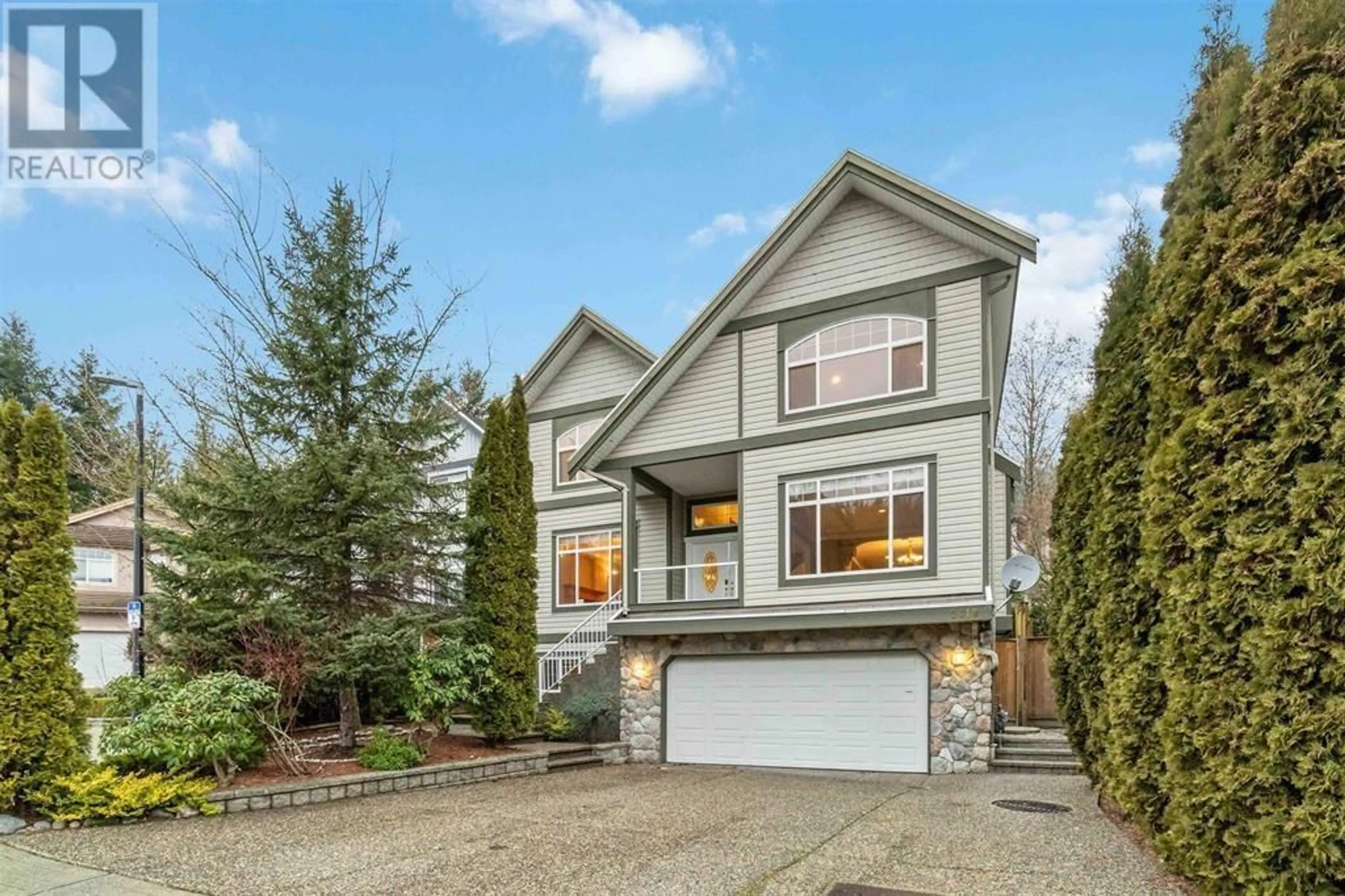 Home with vinyl exterior material, street for 2018 TURNBERRY LANE, Coquitlam British Columbia V3E3N5