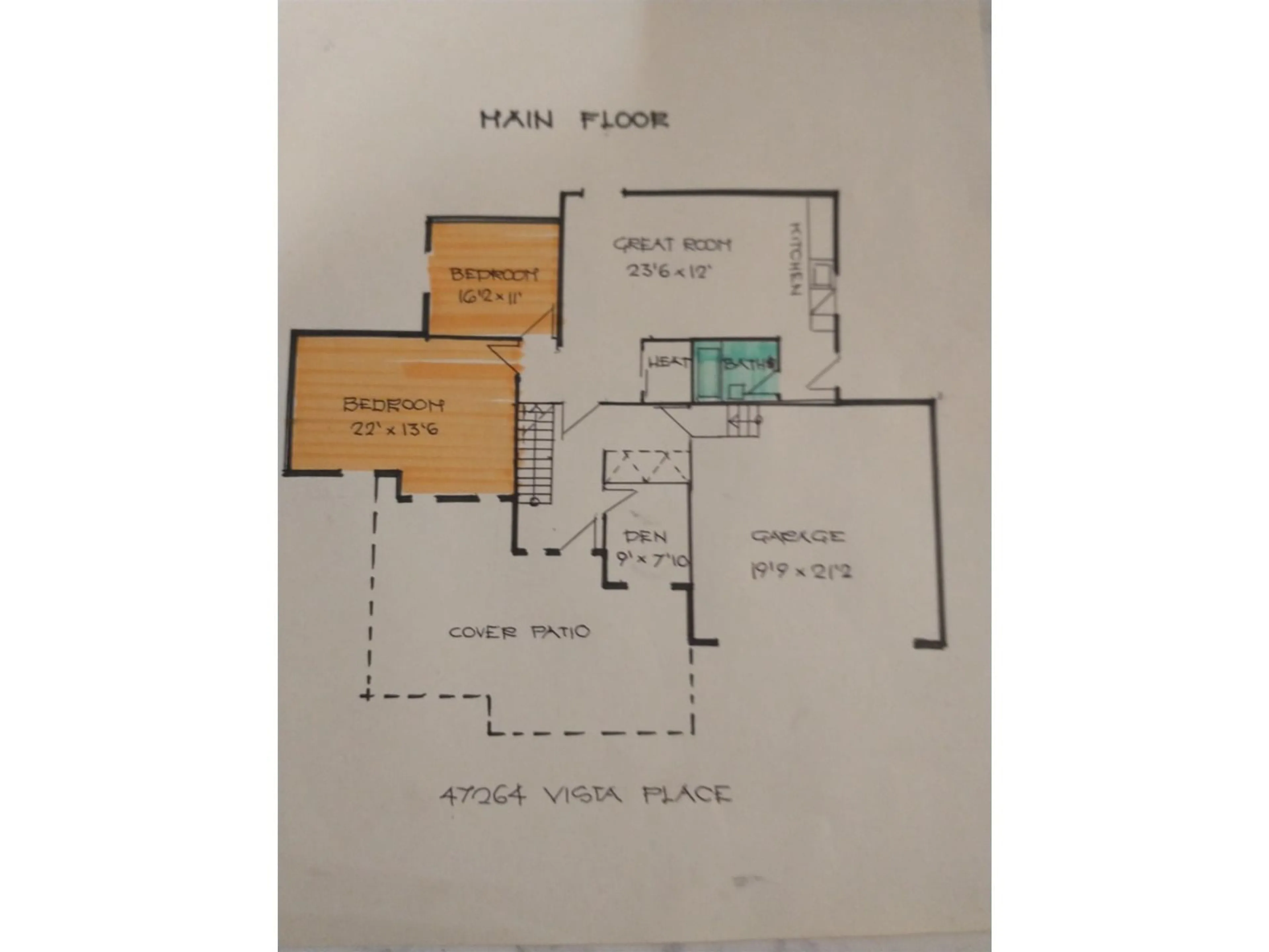 Floor plan for 47264 VISTA PLACE, Chilliwack British Columbia V2R0R9