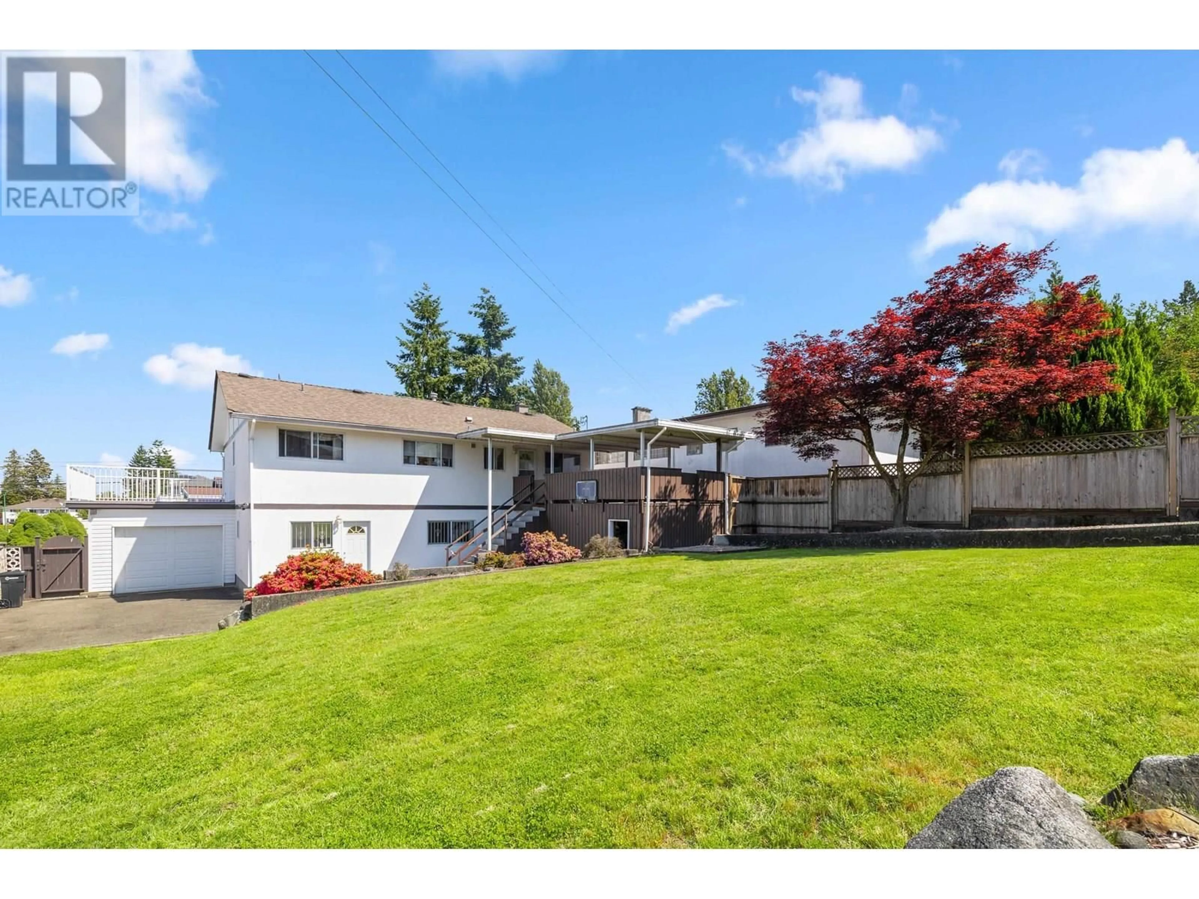 Home with vinyl exterior material, street for 5467 ABBEY AVENUE, Burnaby British Columbia V5H2S9