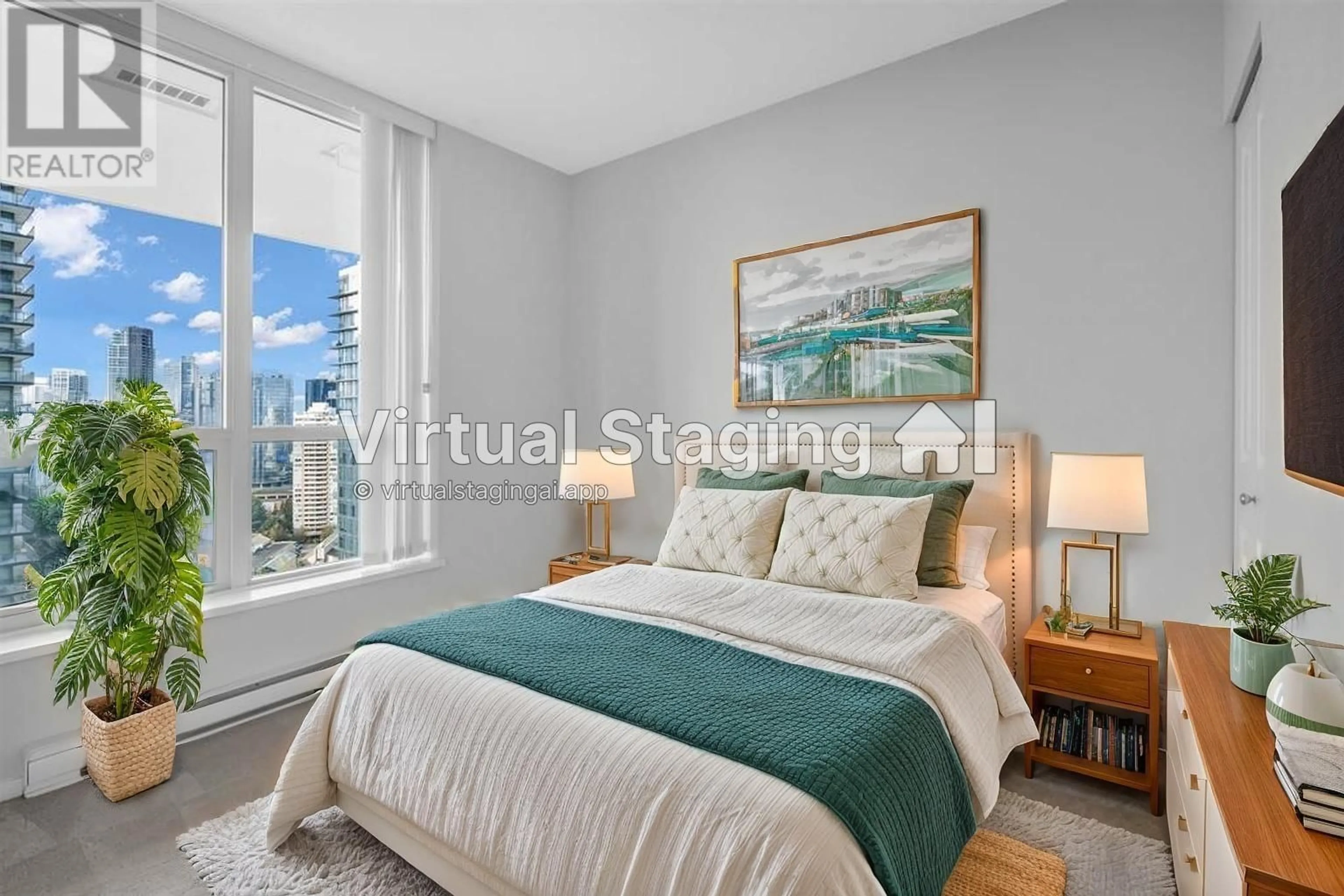 Bedroom with bed, unknown for 2601 - 6638 DUNBLANE AVENUE, Burnaby British Columbia V5H0G8