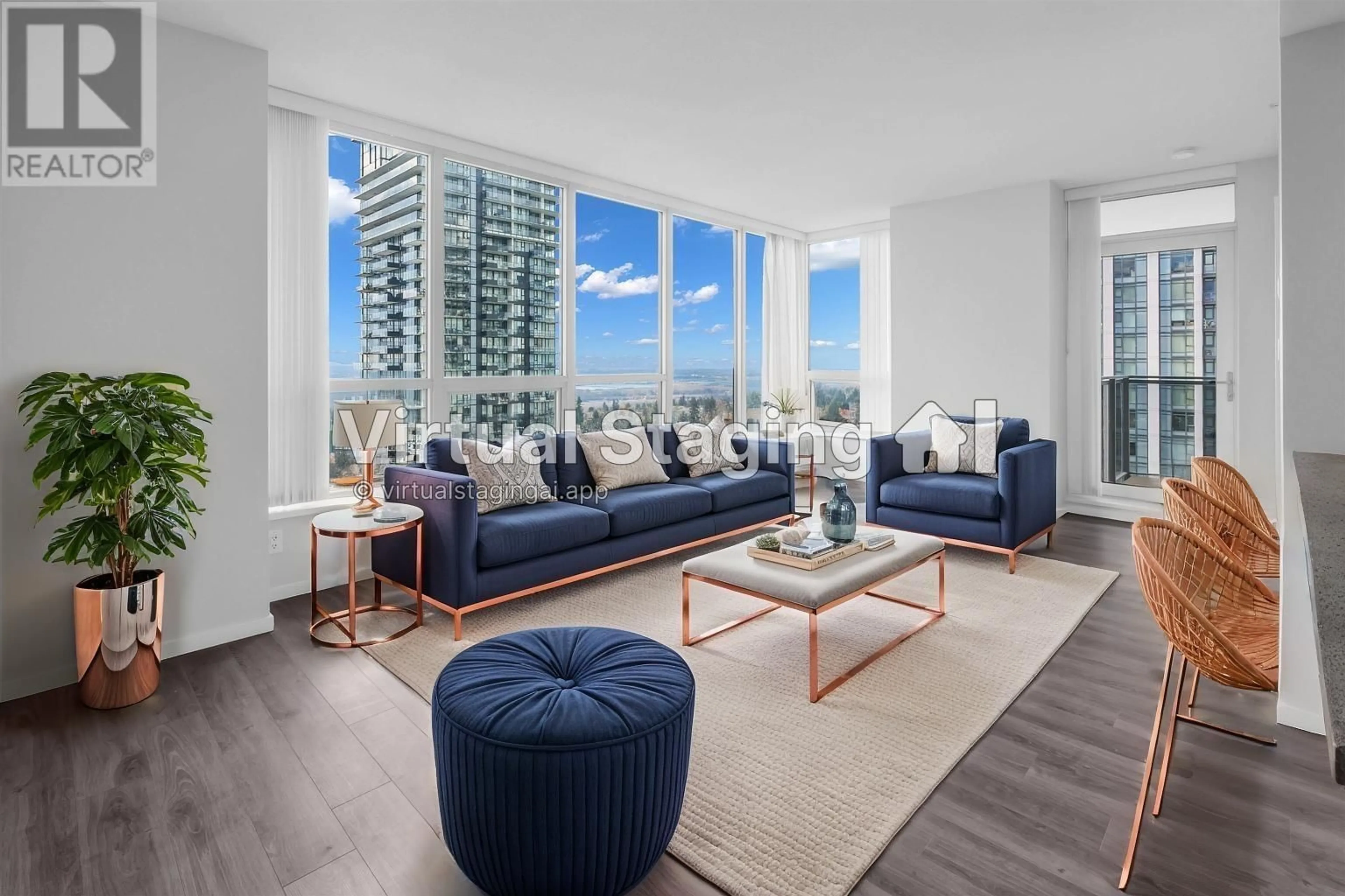 Living room with furniture, unknown for 2601 - 6638 DUNBLANE AVENUE, Burnaby British Columbia V5H0G8