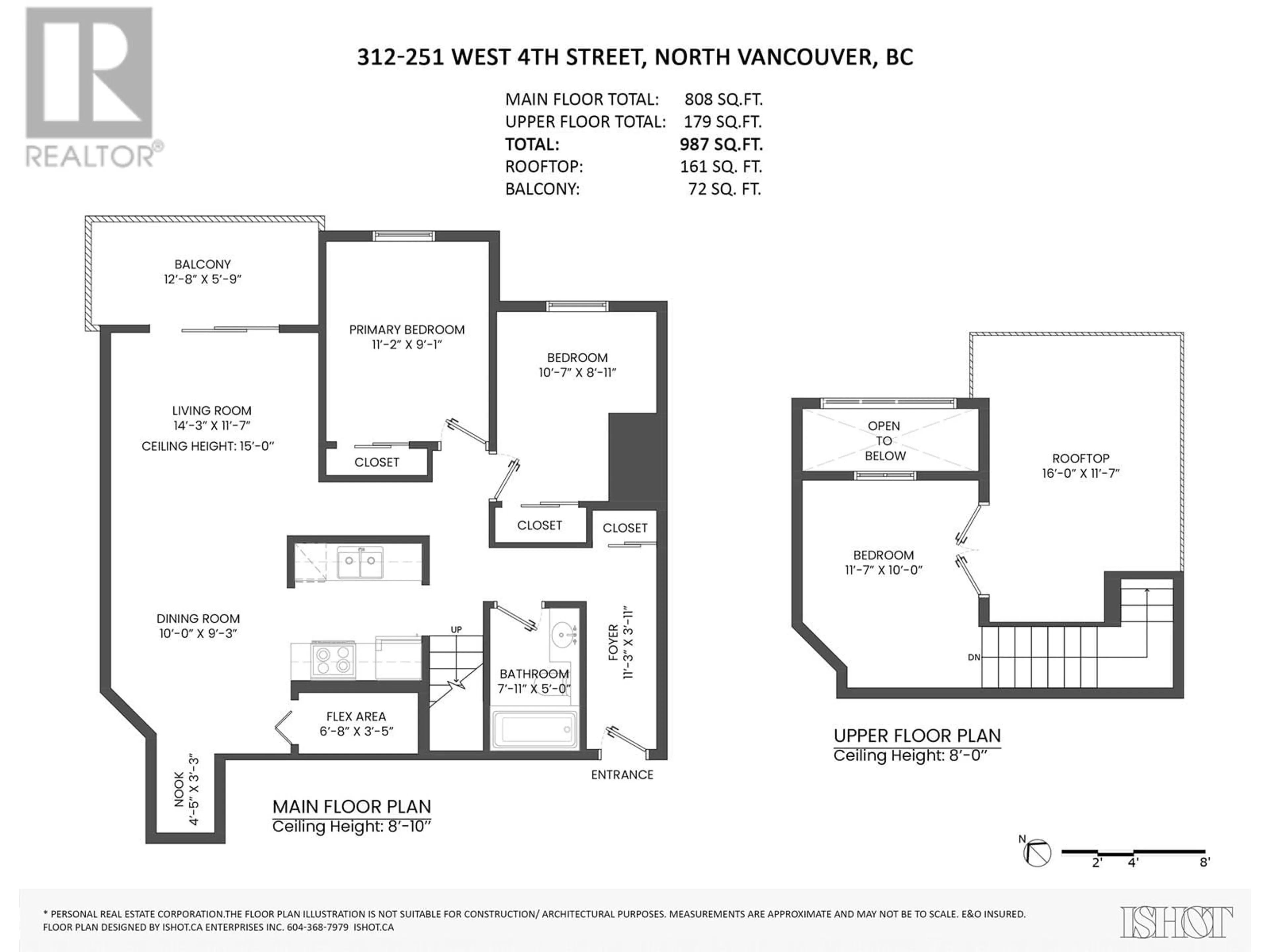 Floor plan for 312 - 251 4TH STREET, North Vancouver British Columbia V7M1H8