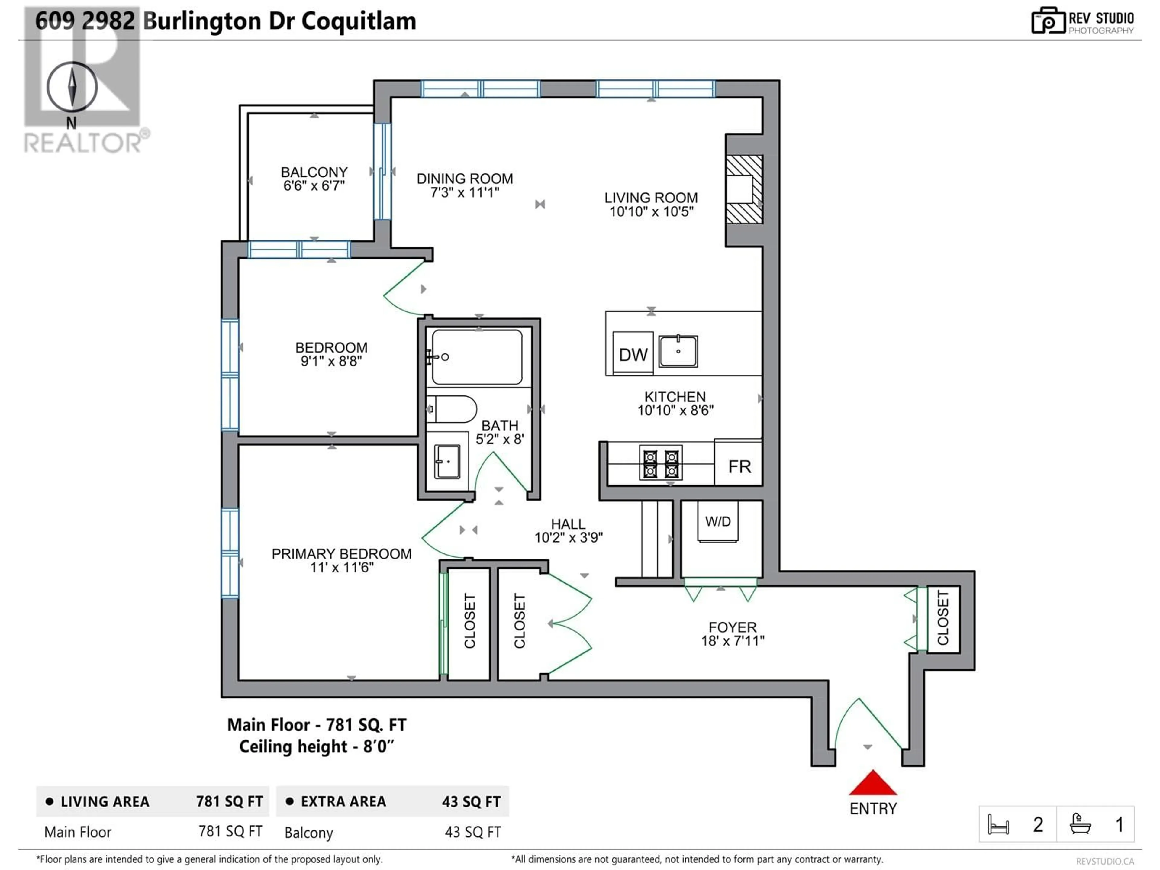 Floor plan for 609 - 2982 BURLINGTON DRIVE, Coquitlam British Columbia V3B0B3