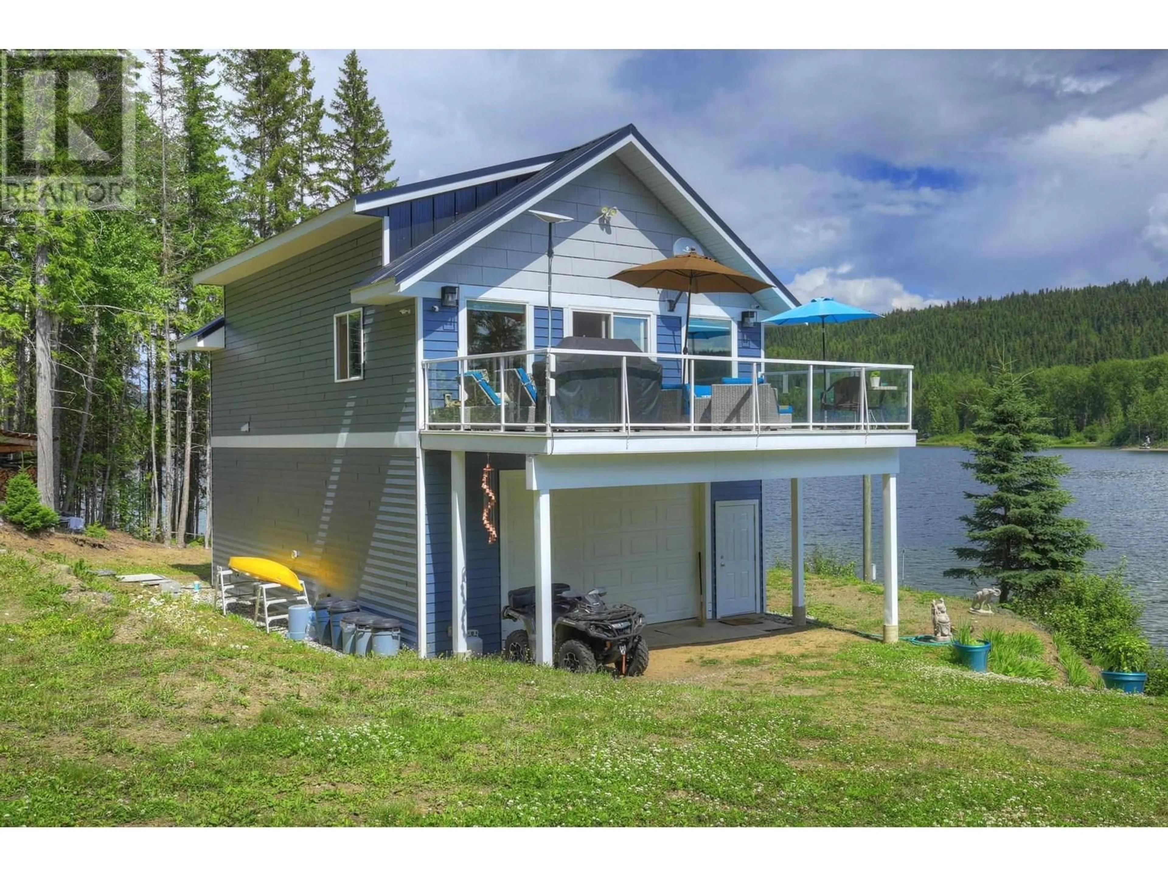 Home with vinyl exterior material, water/lake/river/ocean view for 5980 HORSEFLY-LIKELY FOREST SERVICE ROAD, Likely British Columbia V0L1N0