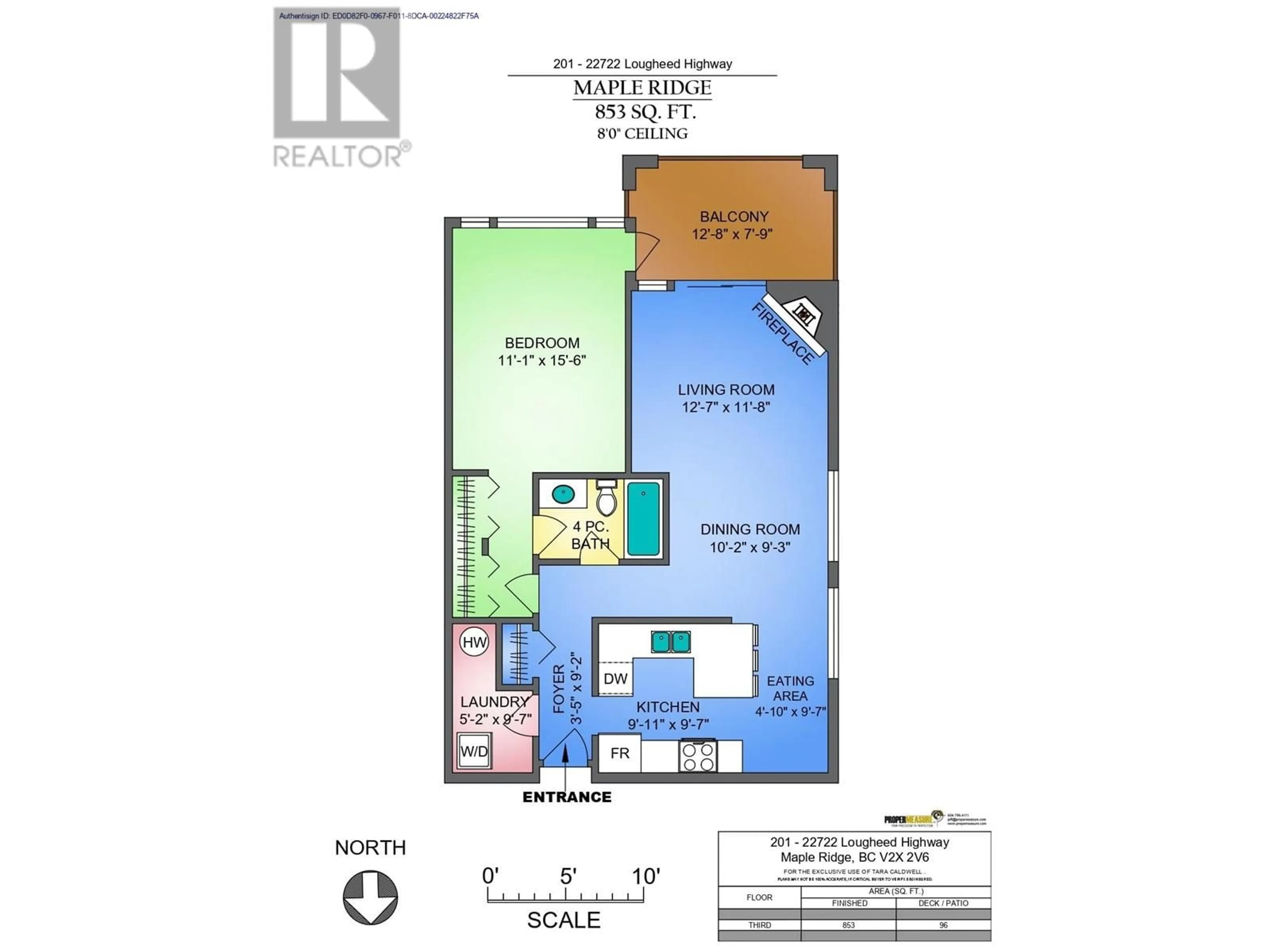 Floor plan for 201 - 22722 LOUGHEED HIGHWAY, Maple Ridge British Columbia V2X2V6