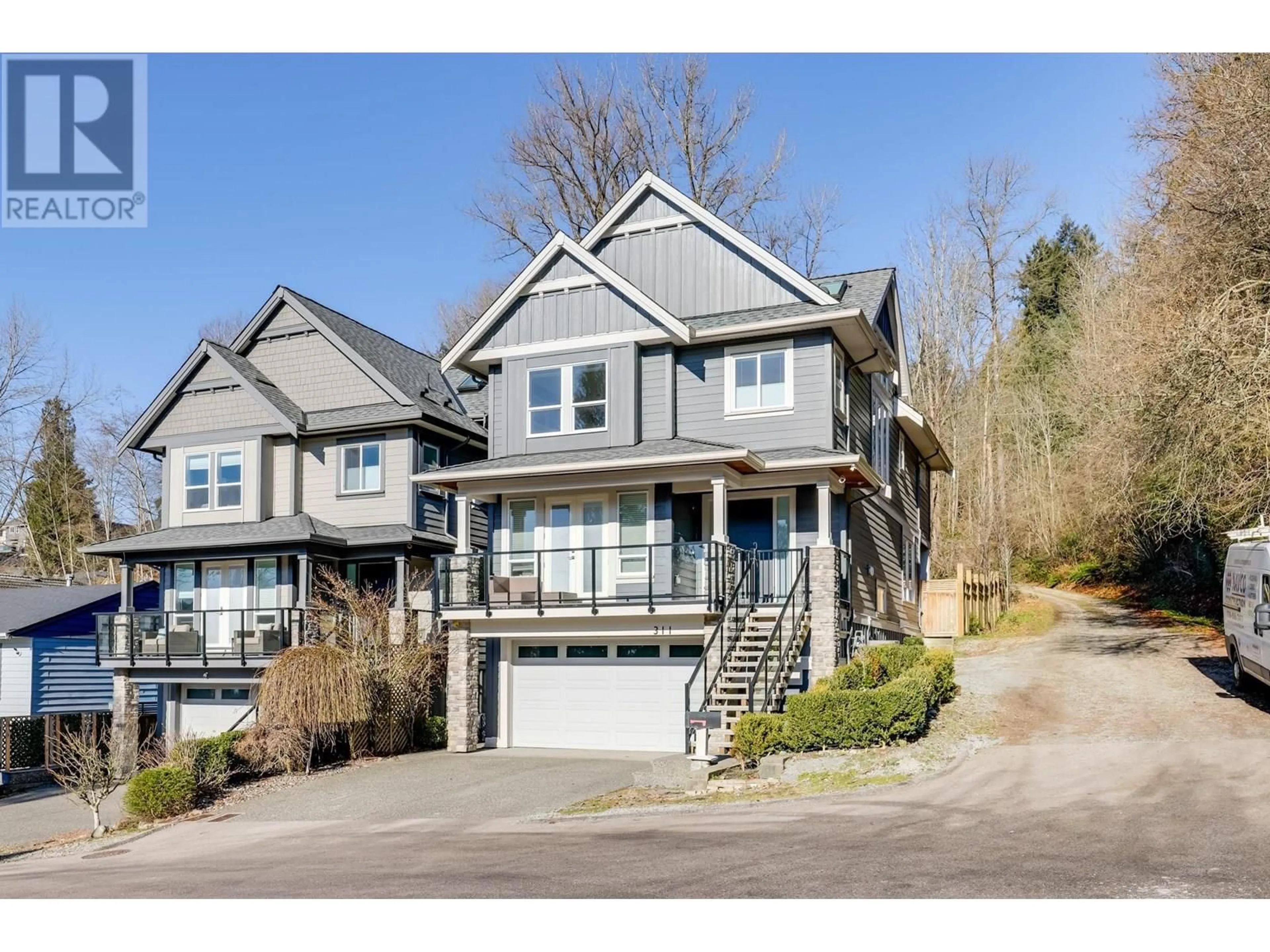 Home with vinyl exterior material, street for 311 AVALON DRIVE, Port Moody British Columbia V3H2X9