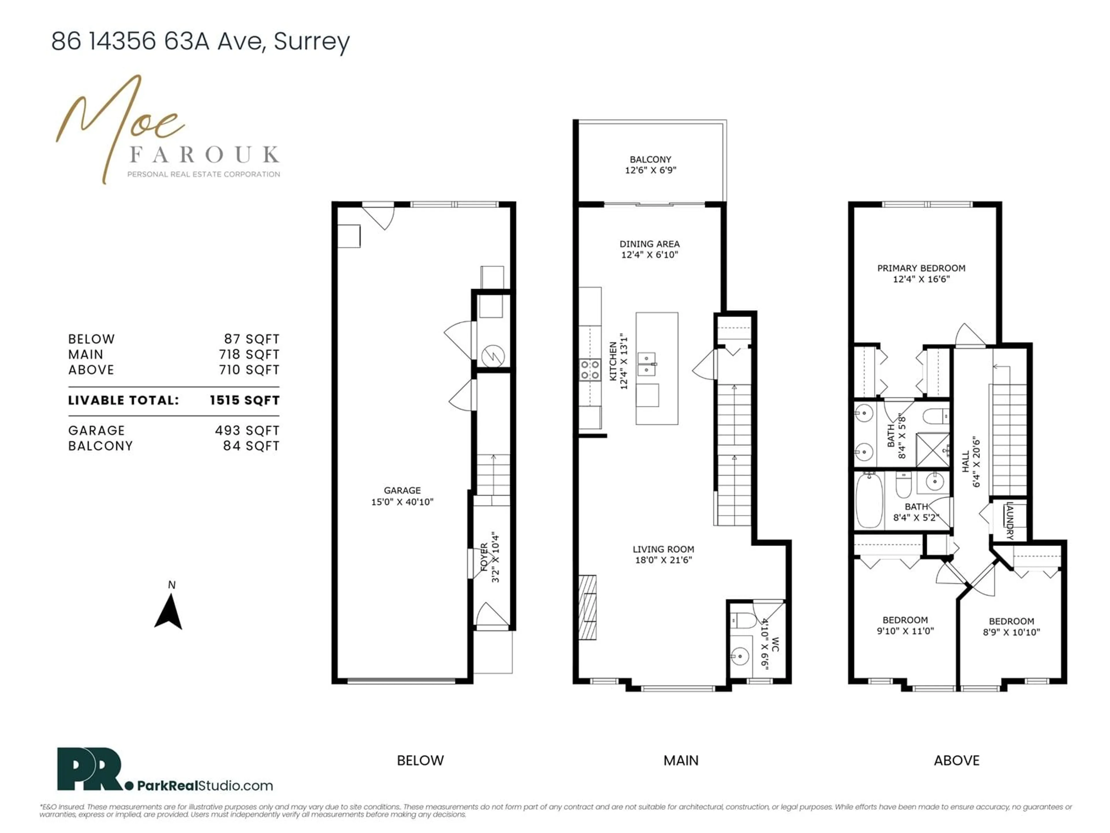 Floor plan for 86 - 14356 63A, Surrey British Columbia V3X0E3