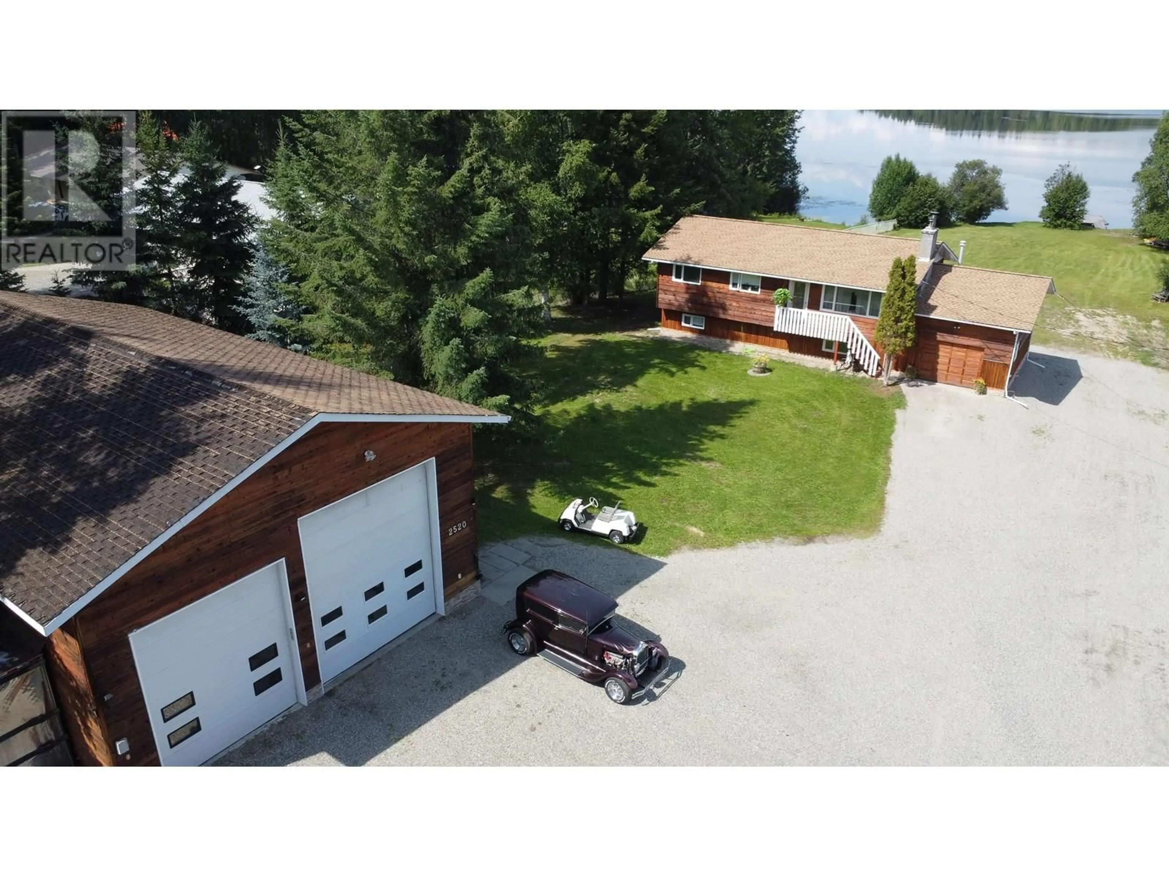 A pic from outside/outdoor area/front of a property/back of a property/a pic from drone, unknown for 2520 NORWOOD ROAD, Bouchie Lake British Columbia V2J7B9