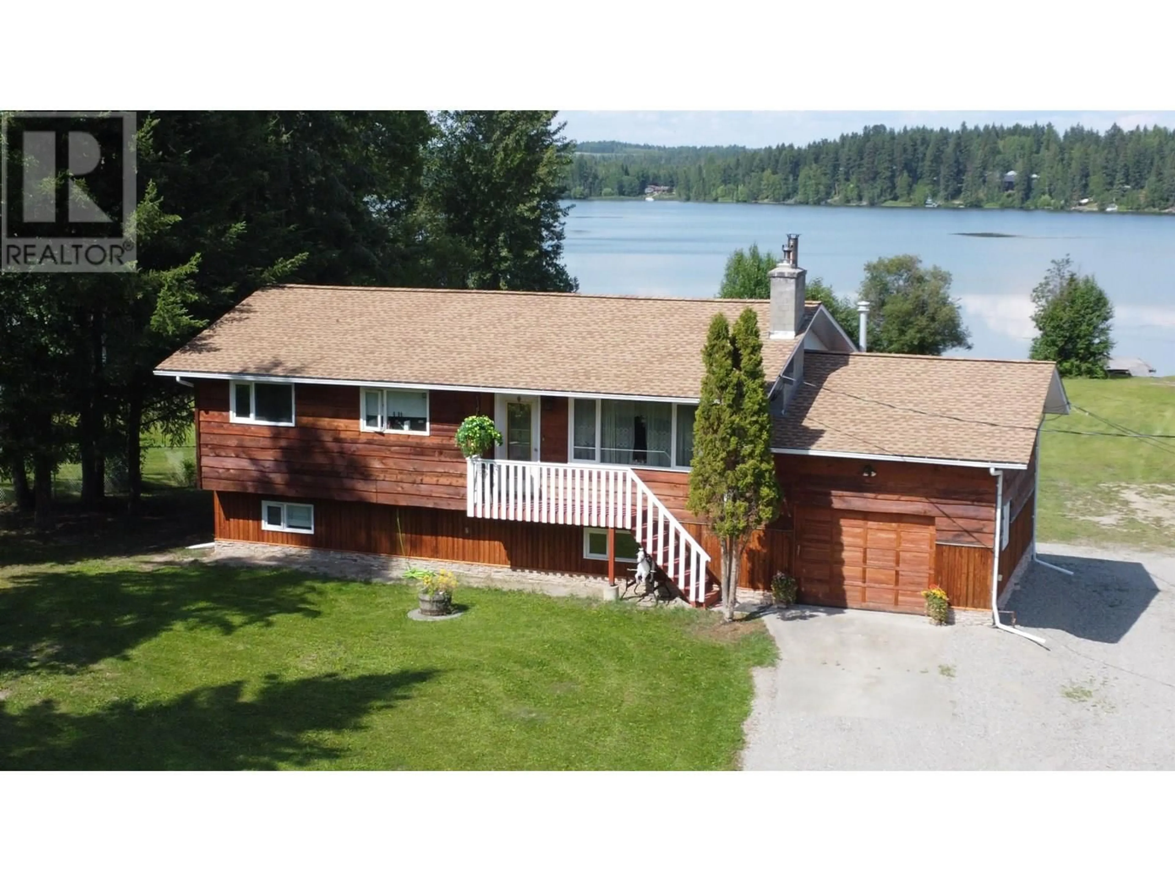 A pic from outside/outdoor area/front of a property/back of a property/a pic from drone, water/lake/river/ocean view for 2520 NORWOOD ROAD, Bouchie Lake British Columbia V2J7B9