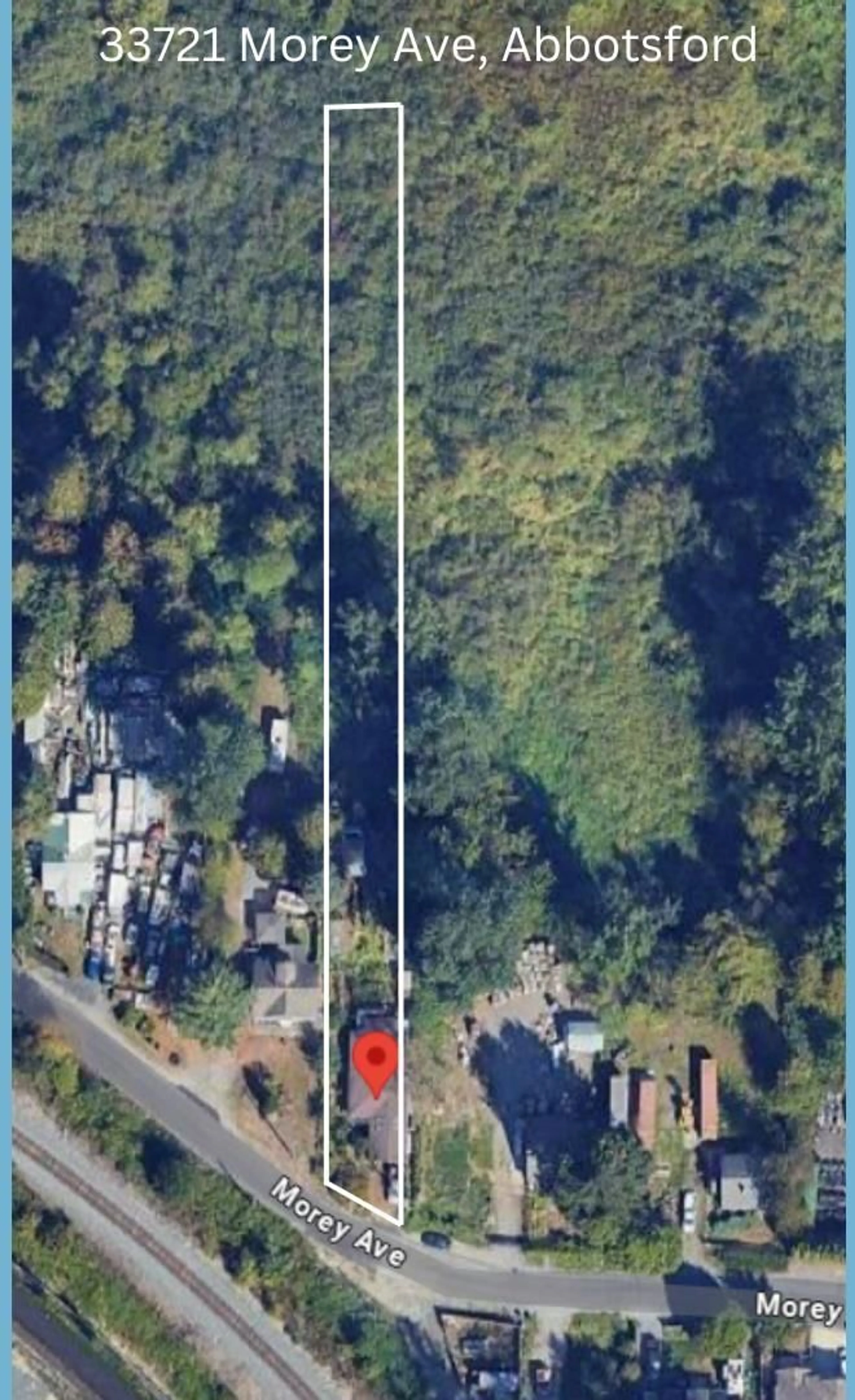 A pic from outside/outdoor area/front of a property/back of a property/a pic from drone, forest/trees view for 33721 MOREY, Abbotsford British Columbia V2S2W5