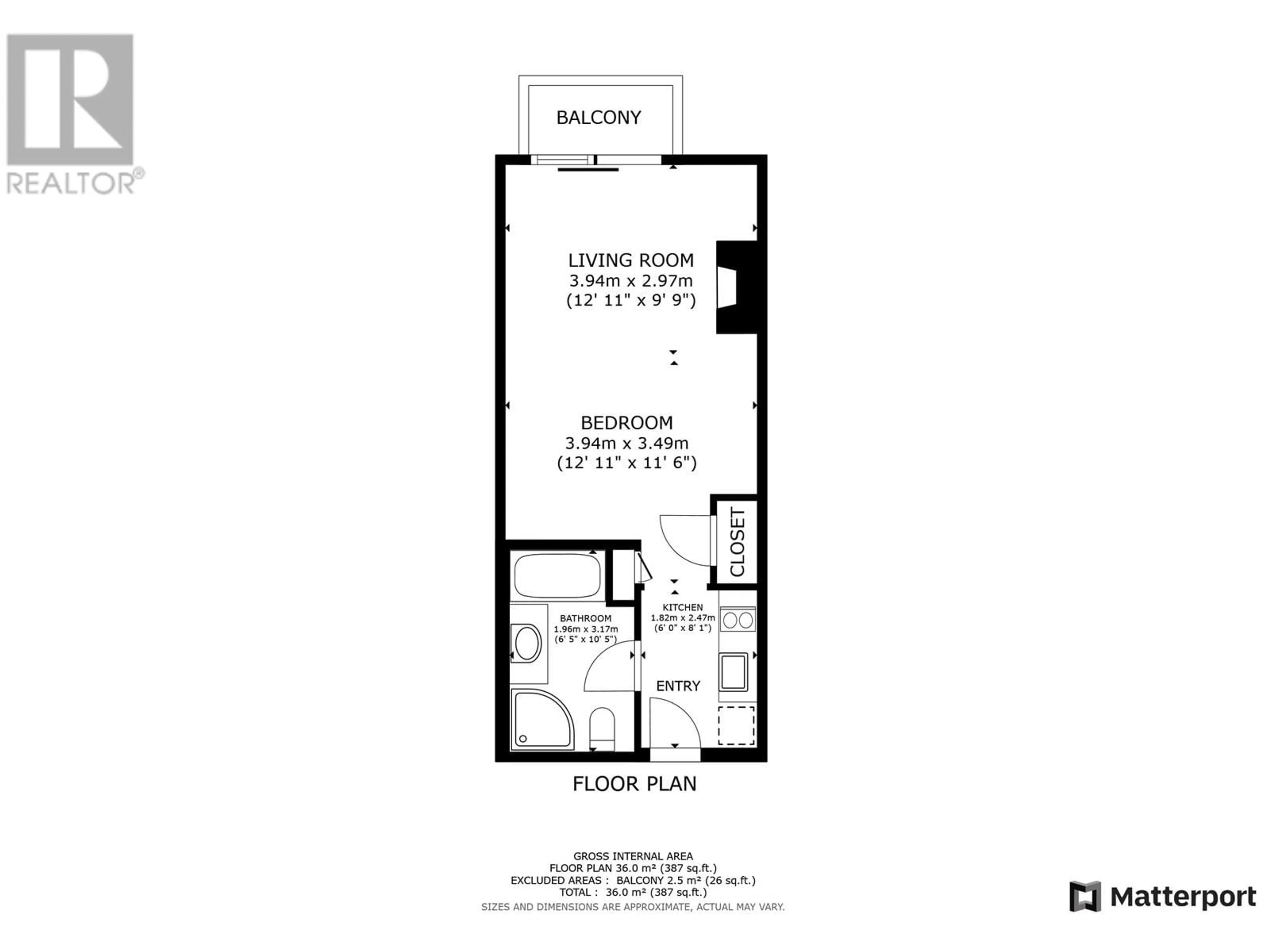 Floor plan for 577 - 4090 WHISTLER WAY, Whistler British Columbia V8E1J3
