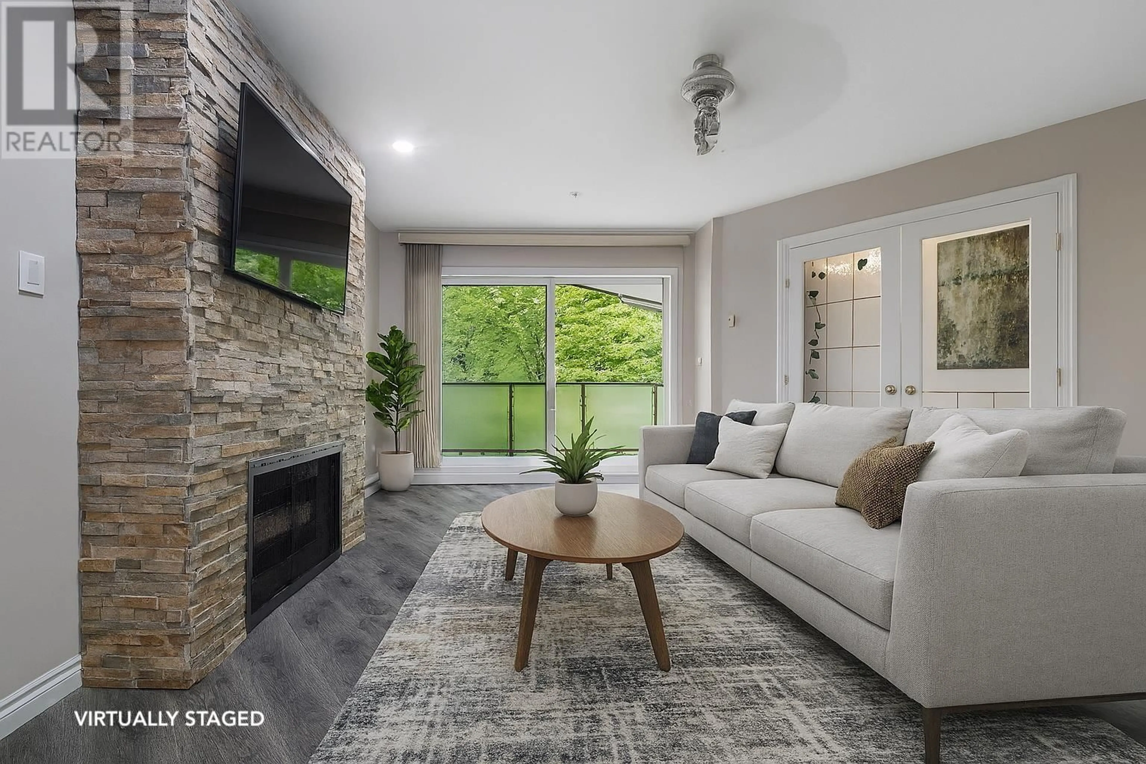 Living room with furniture, unknown for 320 - 7139 18TH AVENUE, Burnaby British Columbia V3N4Z3