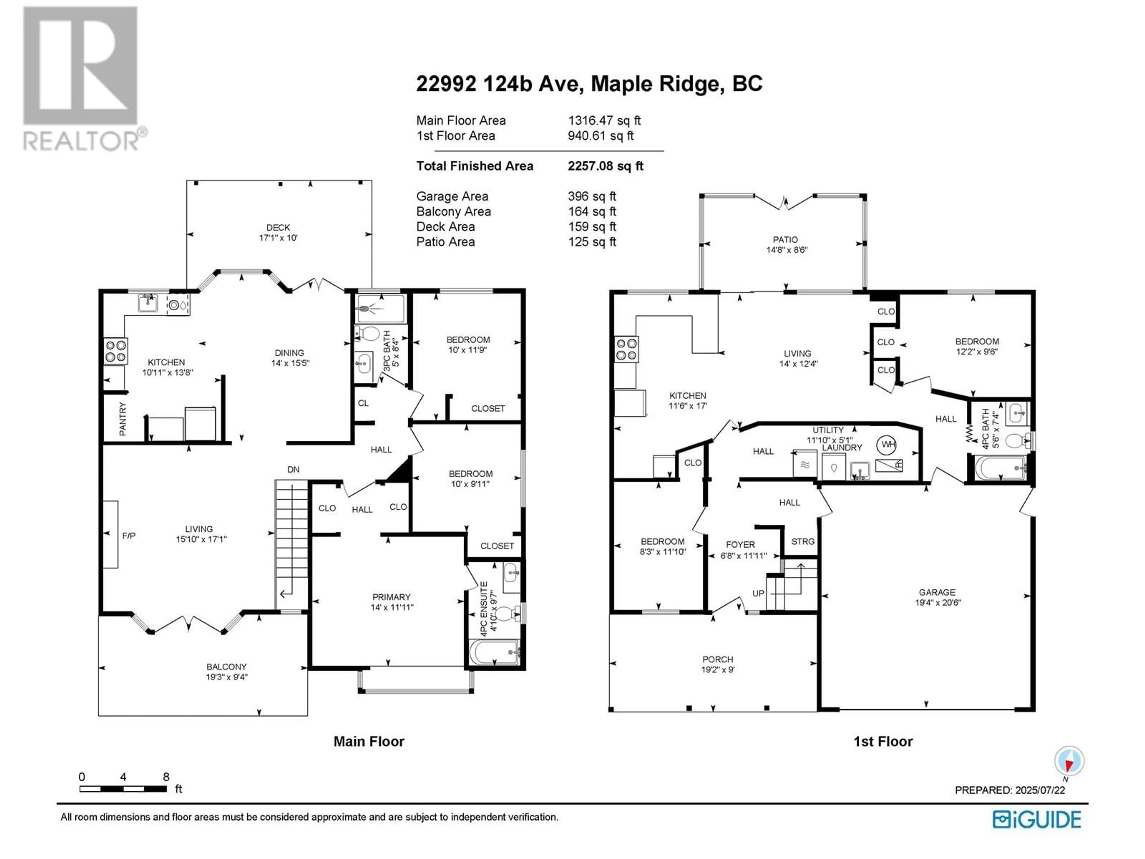 Floor plan for 22992 124B AVENUE, Maple Ridge British Columbia V2X0X2