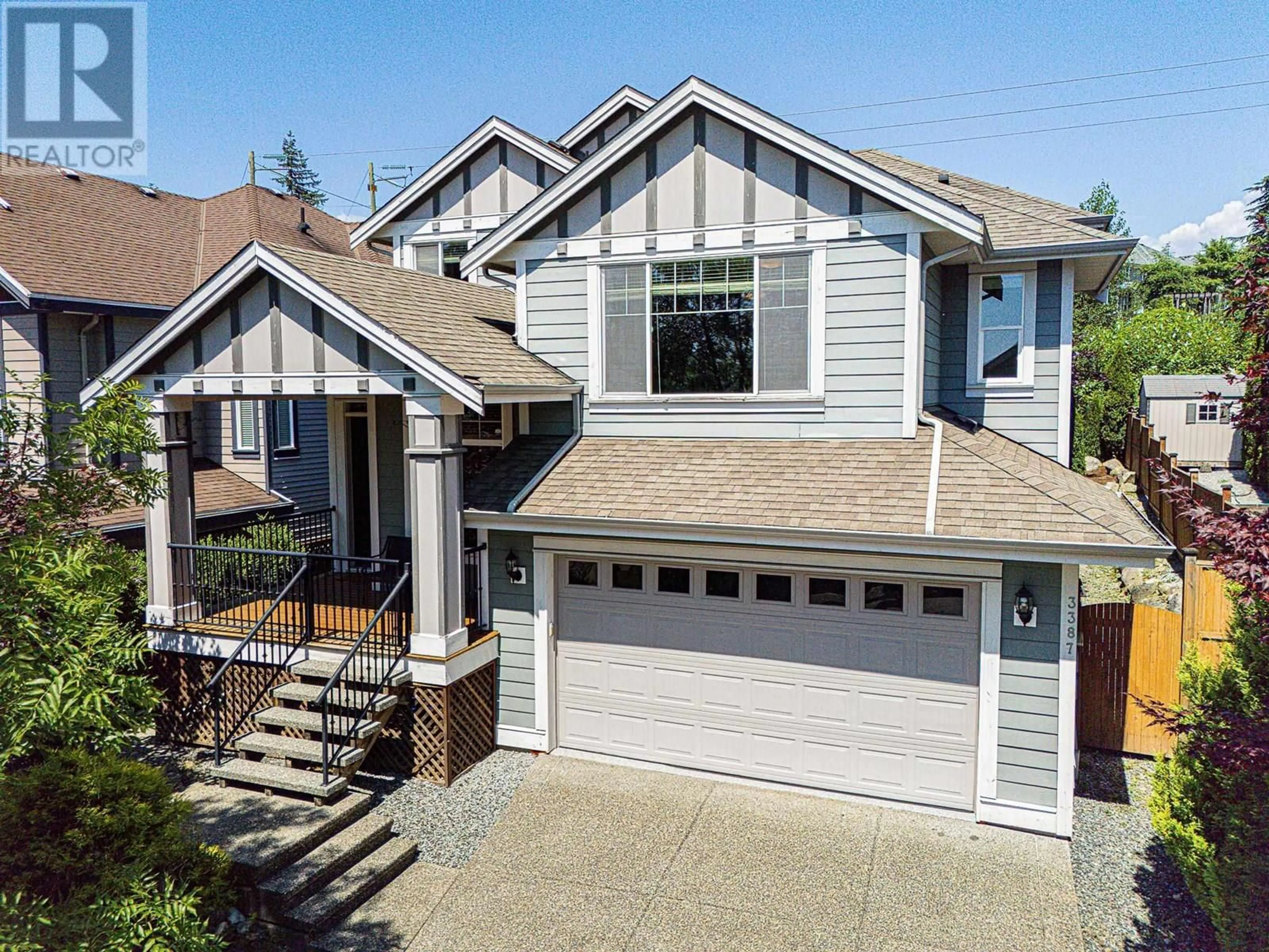 Home with vinyl exterior material, street for 3387 GISLASON AVENUE, Coquitlam British Columbia V3E0C5