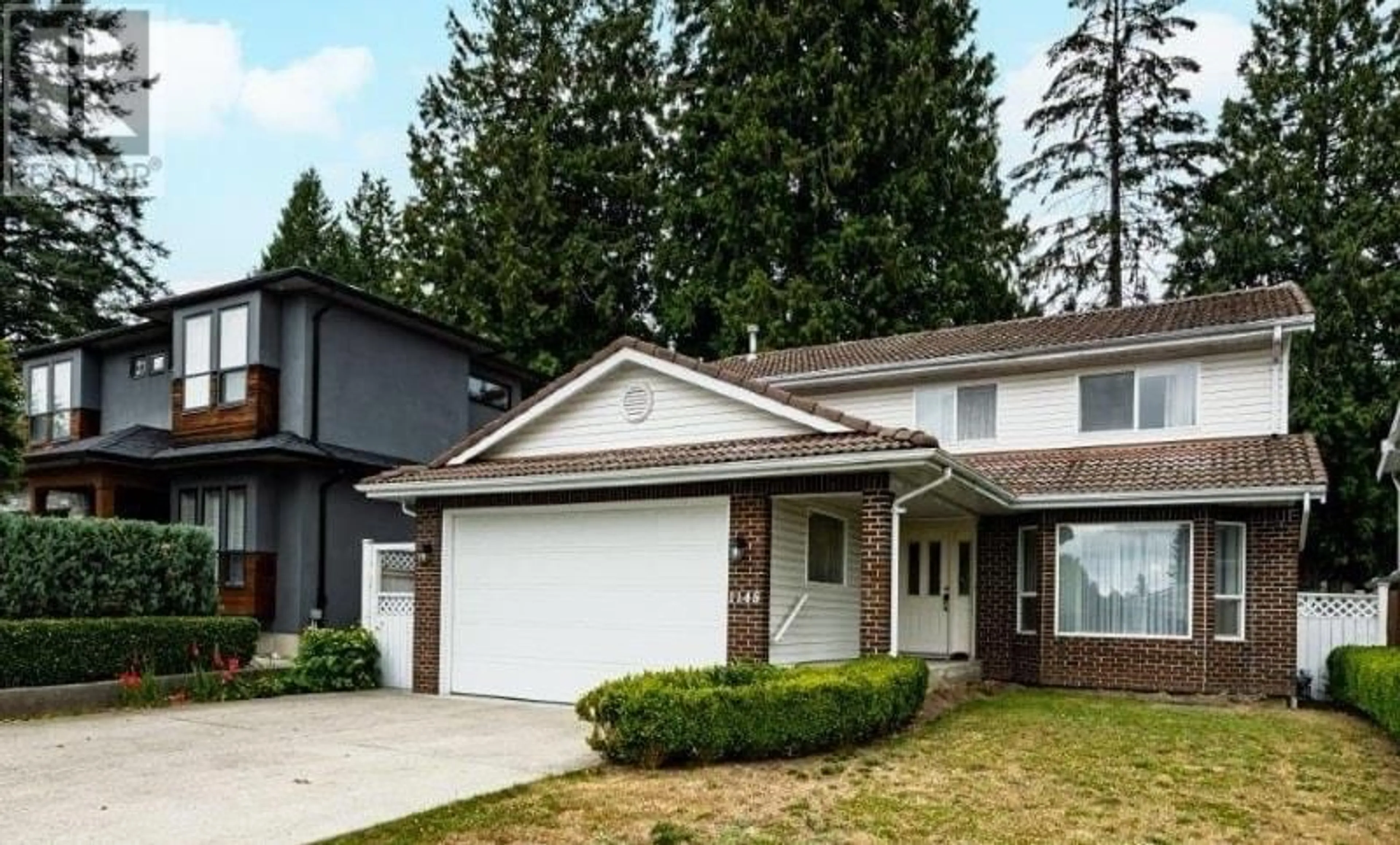 Home with vinyl exterior material, street for 1148 RONAYNE ROAD, North Vancouver British Columbia V7K1H3