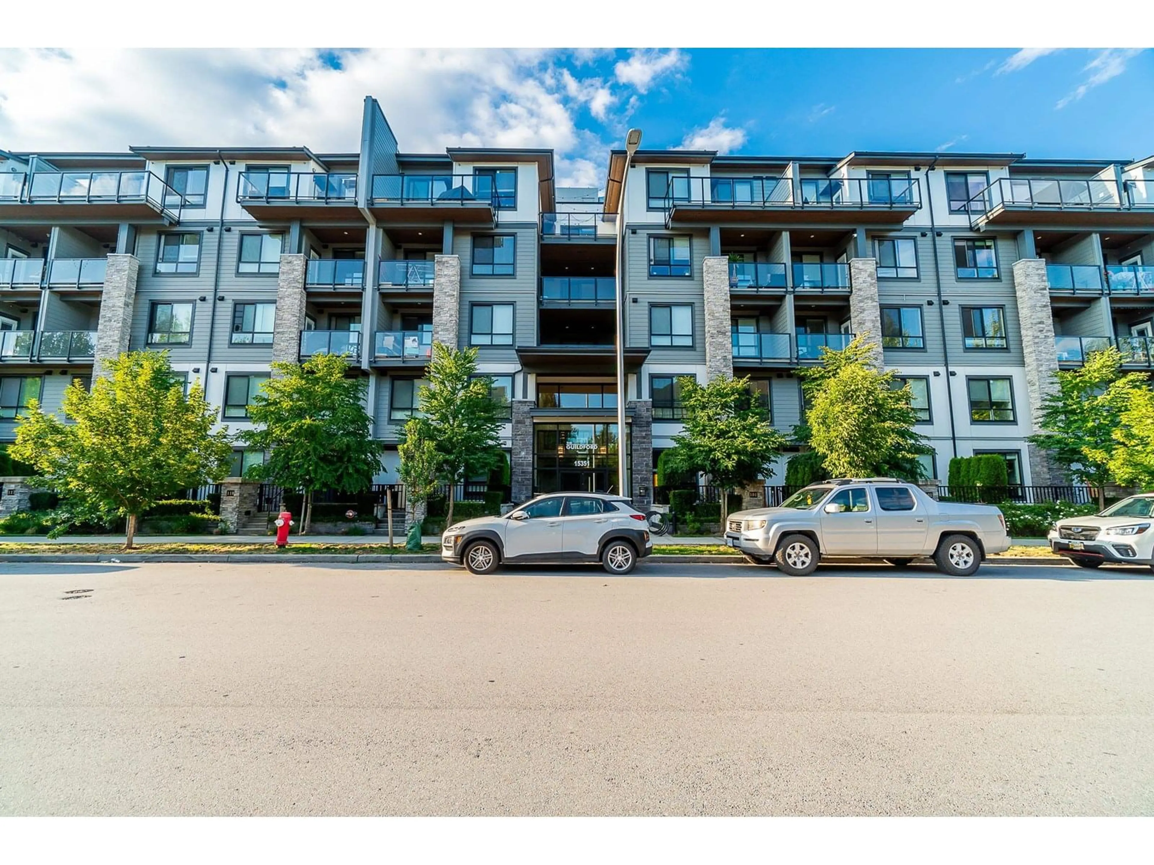A pic from outside/outdoor area/front of a property/back of a property/a pic from drone, unknown for 317 - 15351 101, Surrey British Columbia V3R0G2
