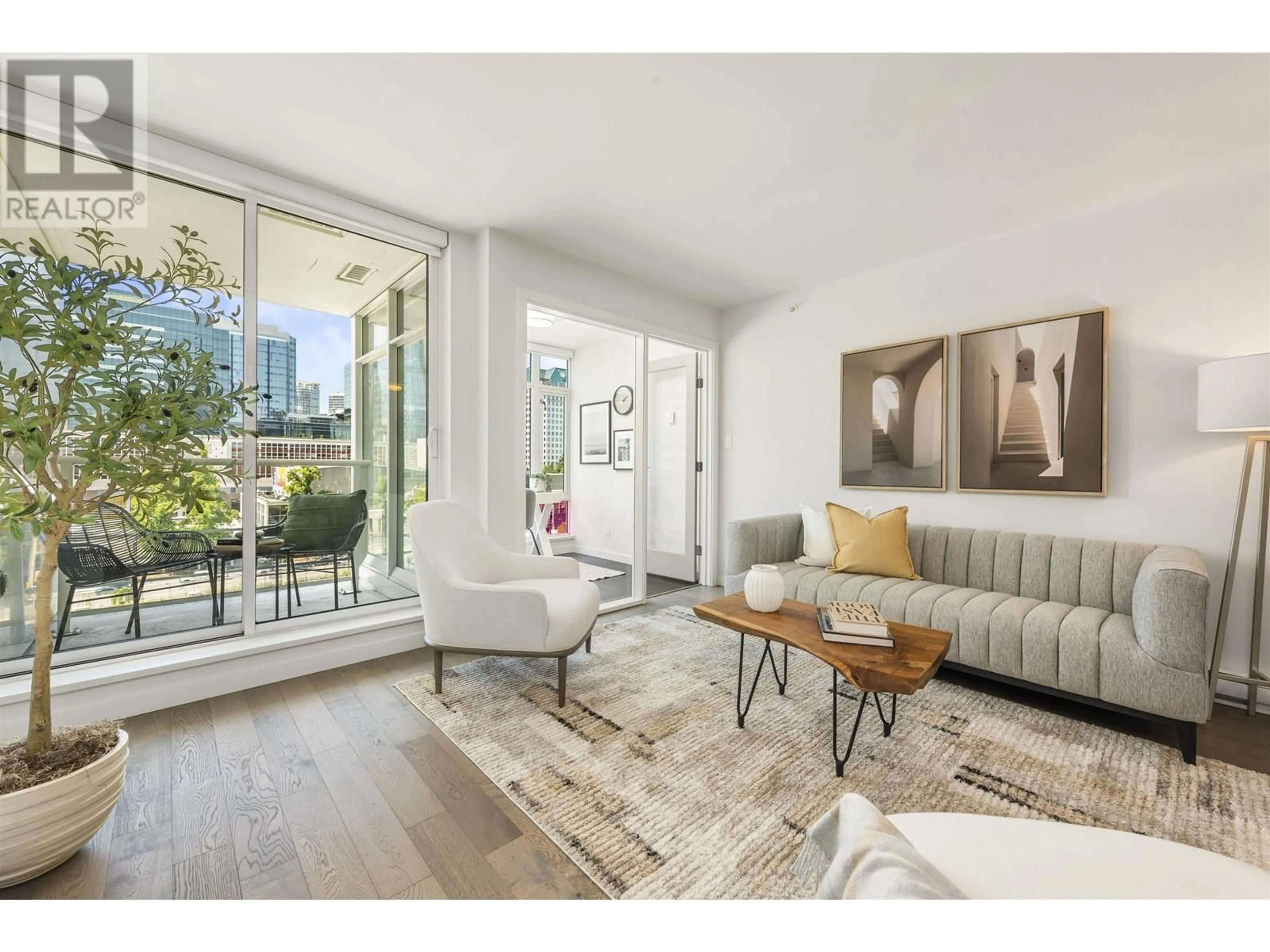 Living room with furniture, unknown for 1110 - 161 GEORGIA STREET, Vancouver British Columbia V6B0K9