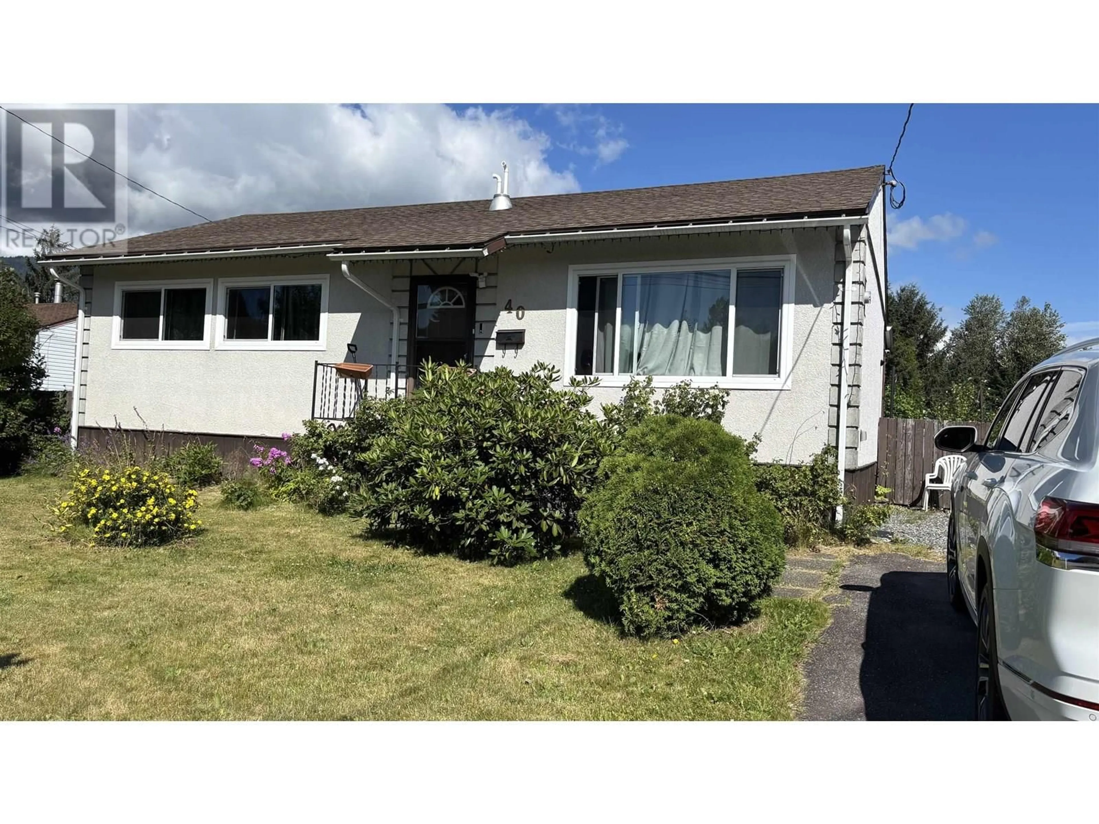 A pic from outside/outdoor area/front of a property/back of a property/a pic from drone, street for 40 OMENICA STREET, Kitimat British Columbia V8C1Z4