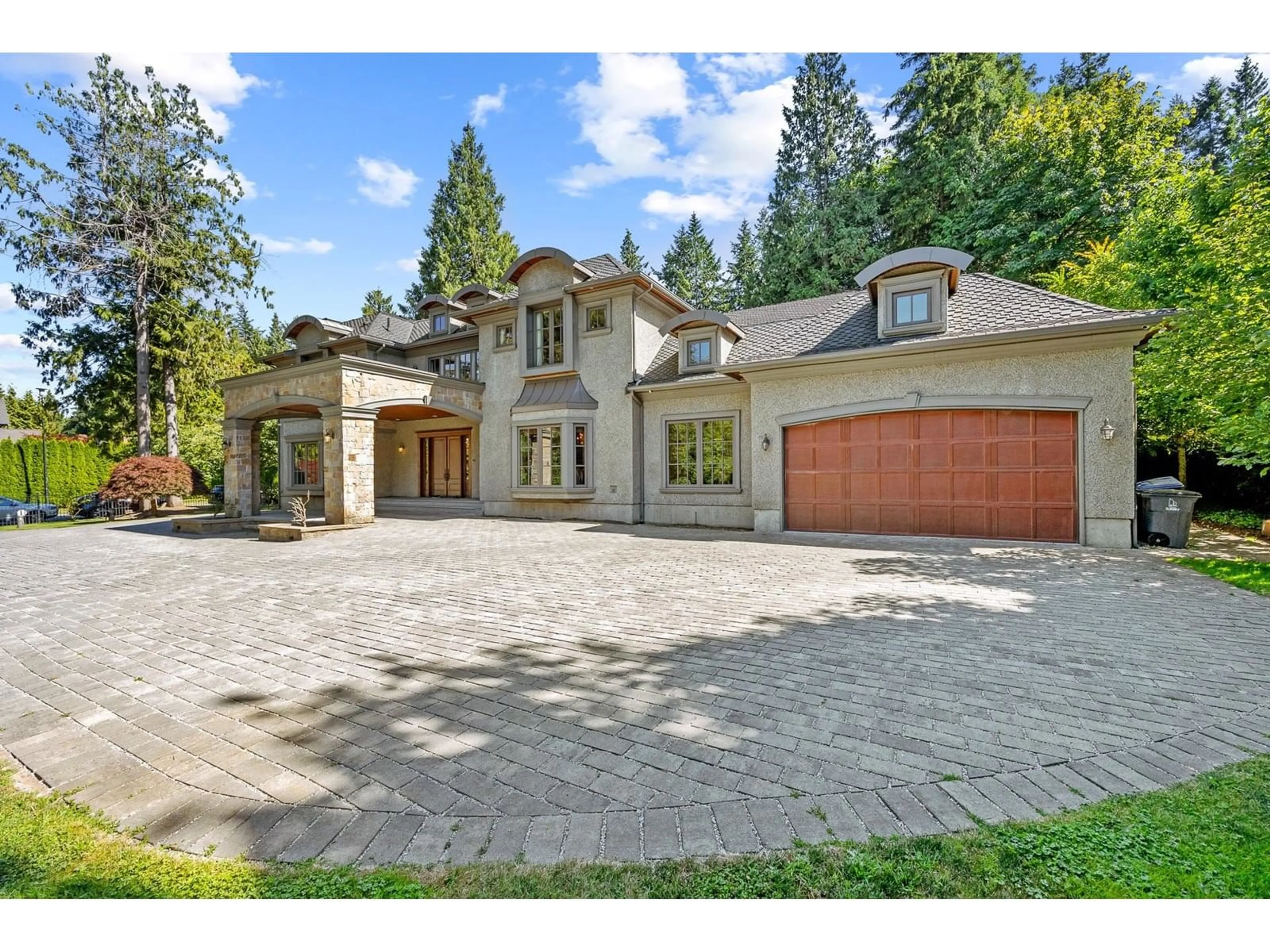 Home with brick exterior material, street for 2923 WOODCREST, Surrey British Columbia V4P2K8