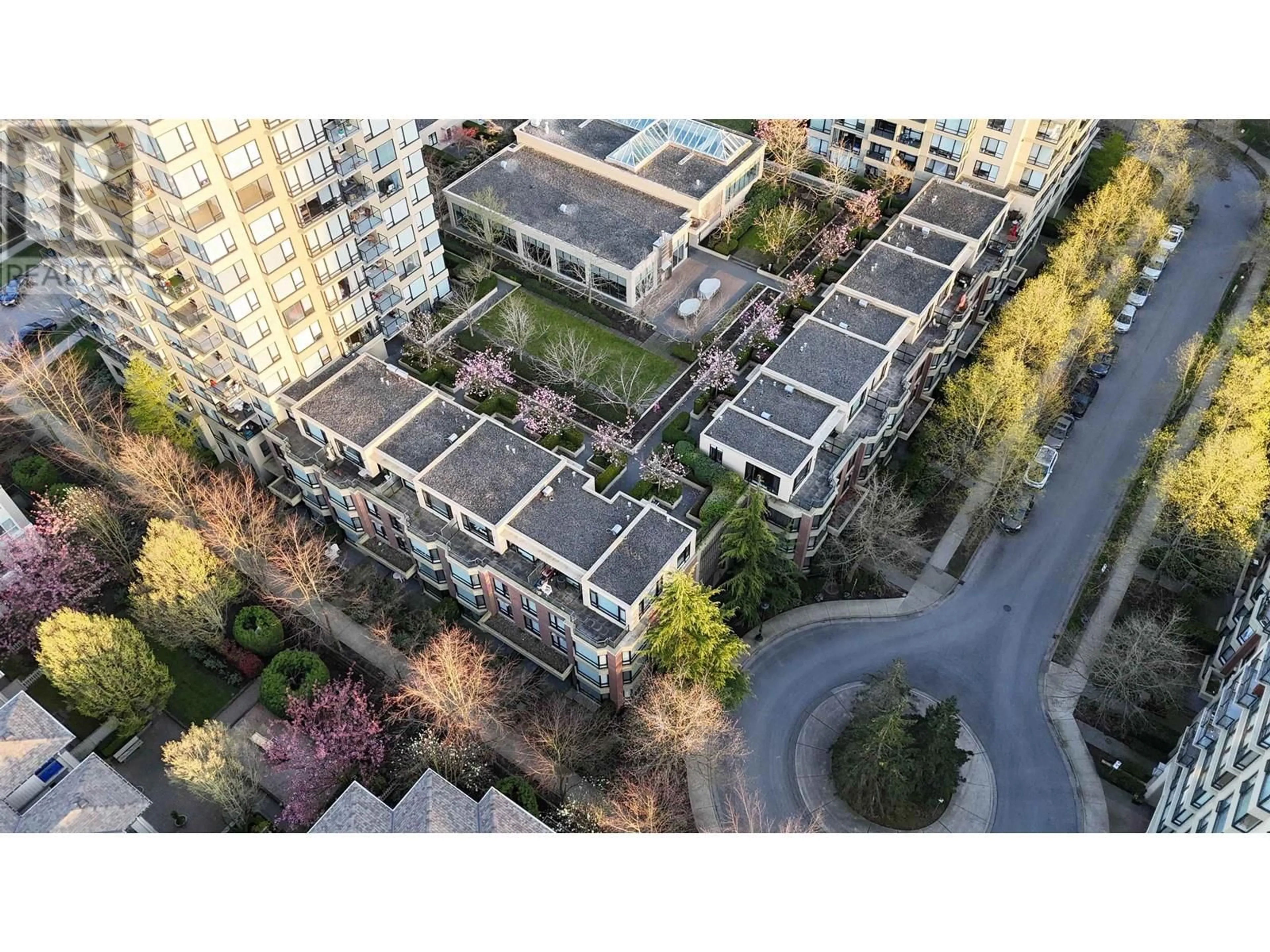 A pic from outside/outdoor area/front of a property/back of a property/a pic from drone, city buildings view from balcony for 1 - 9133 HEMLOCK DRIVE, Richmond British Columbia V6Y4J9