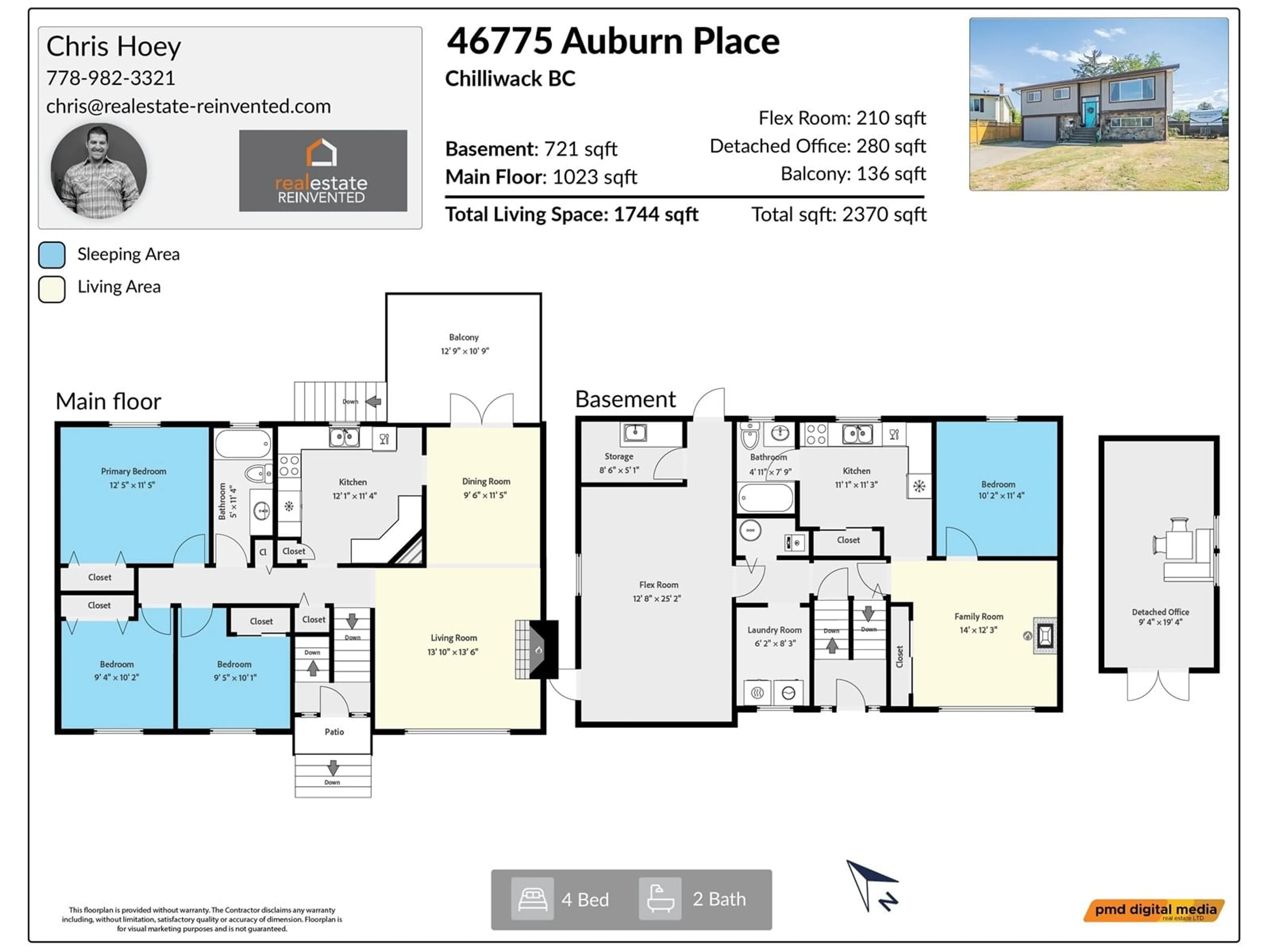 Floor plan for 46775 AUBURN PLACE, Chilliwack British Columbia V2P7J5