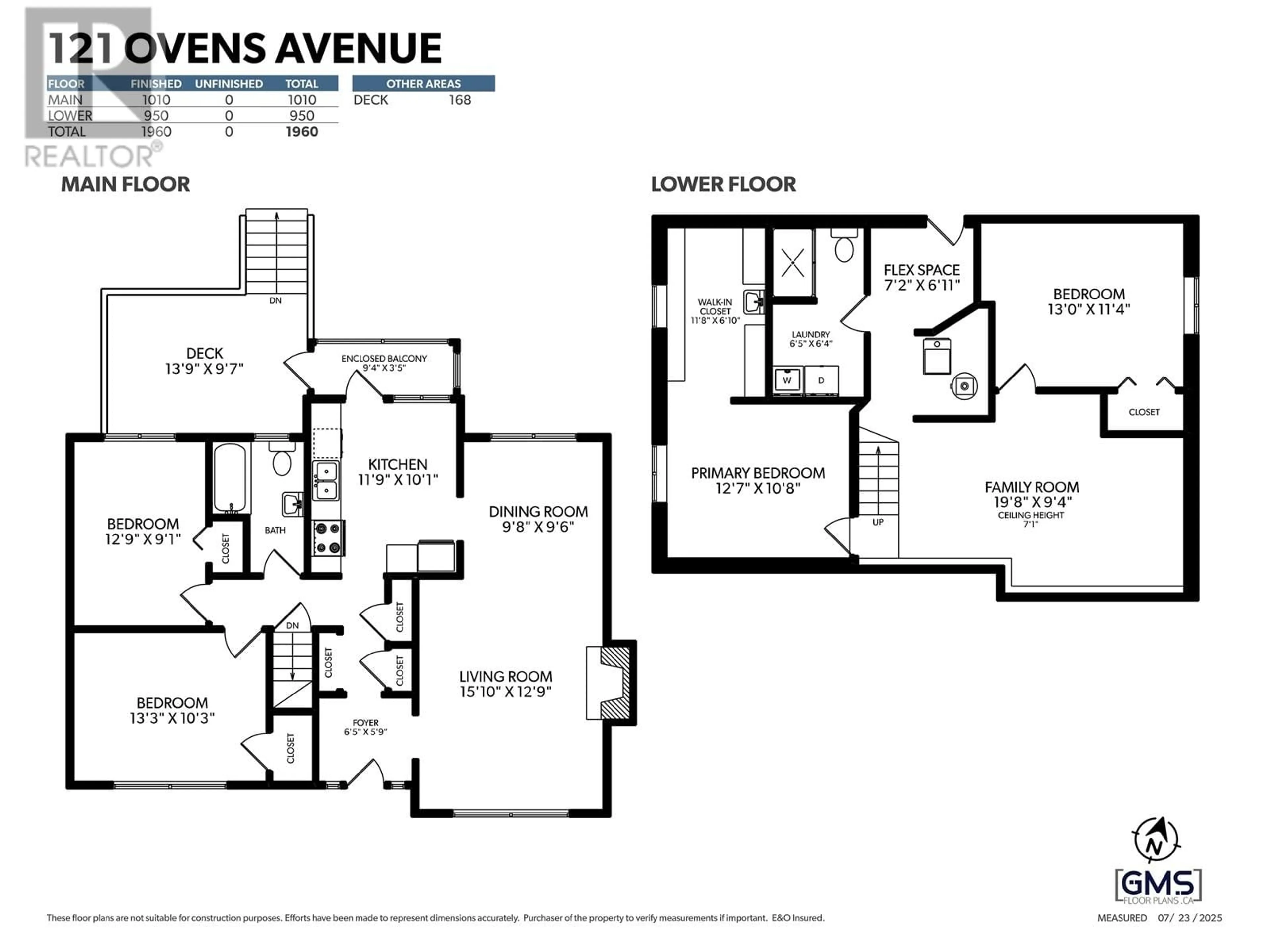 Floor plan for 121 OVENS AVENUE, New Westminster British Columbia V3L1Z1