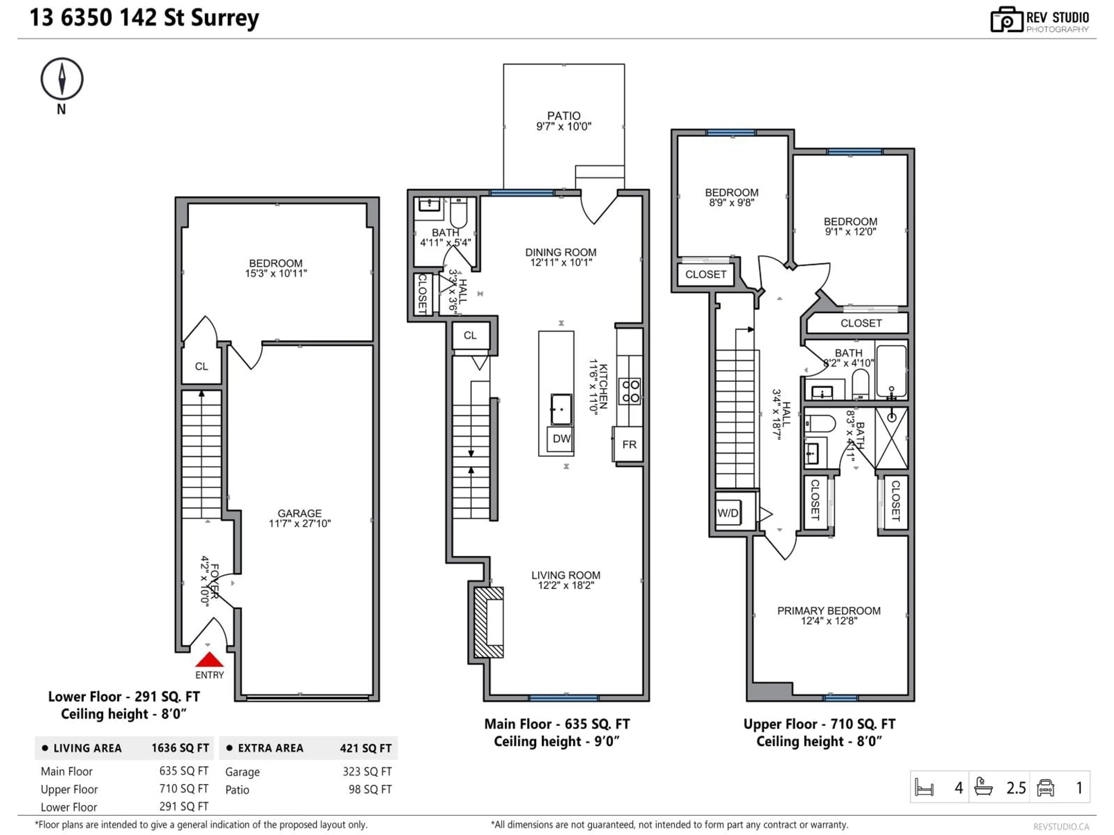 Floor plan for 13 - 6350 142, Surrey British Columbia V3X1B8