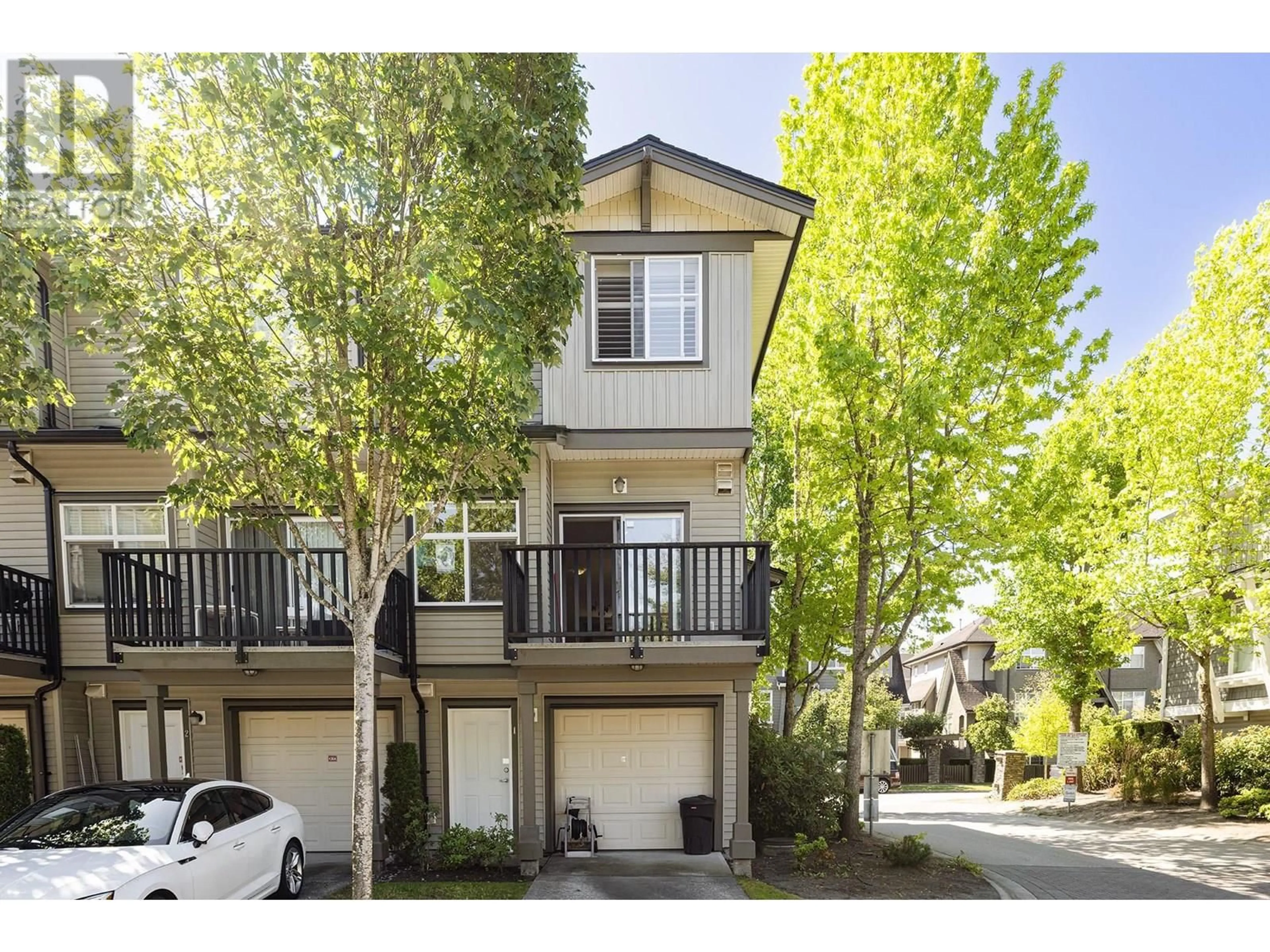 A pic from outside/outdoor area/front of a property/back of a property/a pic from drone, street for 1 - 9333 SILLS AVENUE, Richmond British Columbia V6Y4K8