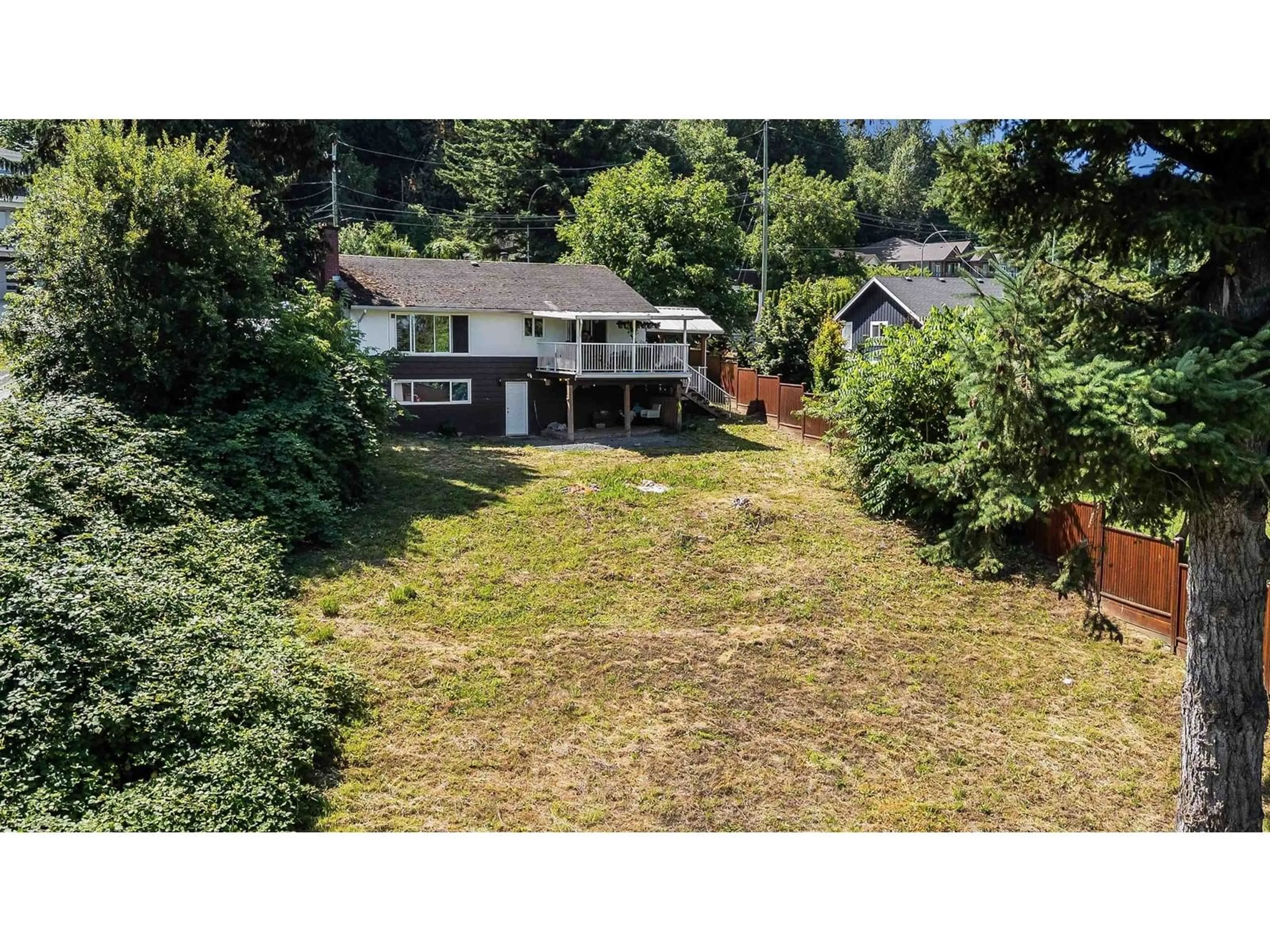 A pic from outside/outdoor area/front of a property/back of a property/a pic from drone, mountain view for 5825 JINKERSON ROAD, Chilliwack British Columbia V2R0C8