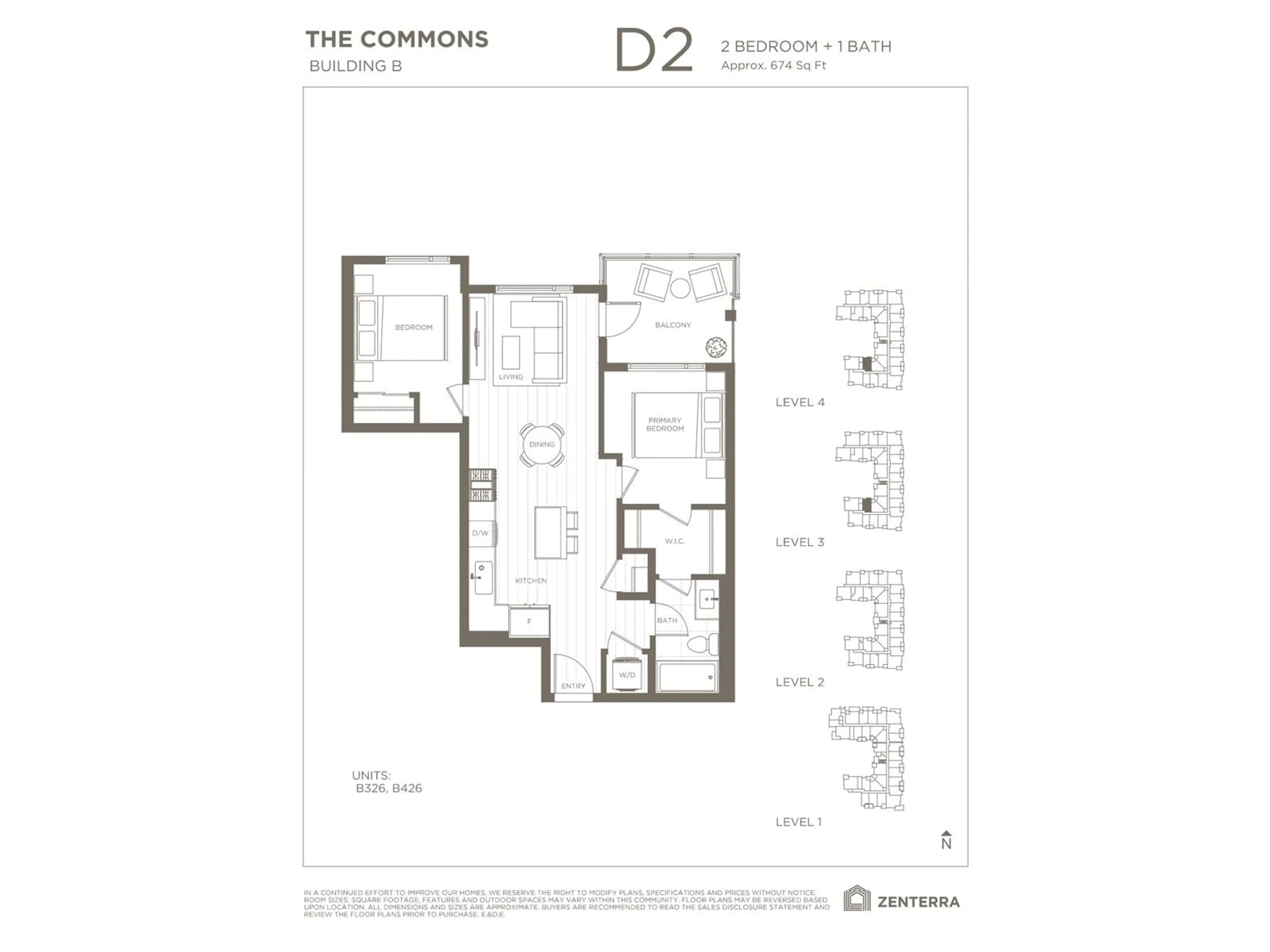 Floor plan for B326 - 8230 208B, Langley British Columbia V2Y2C4