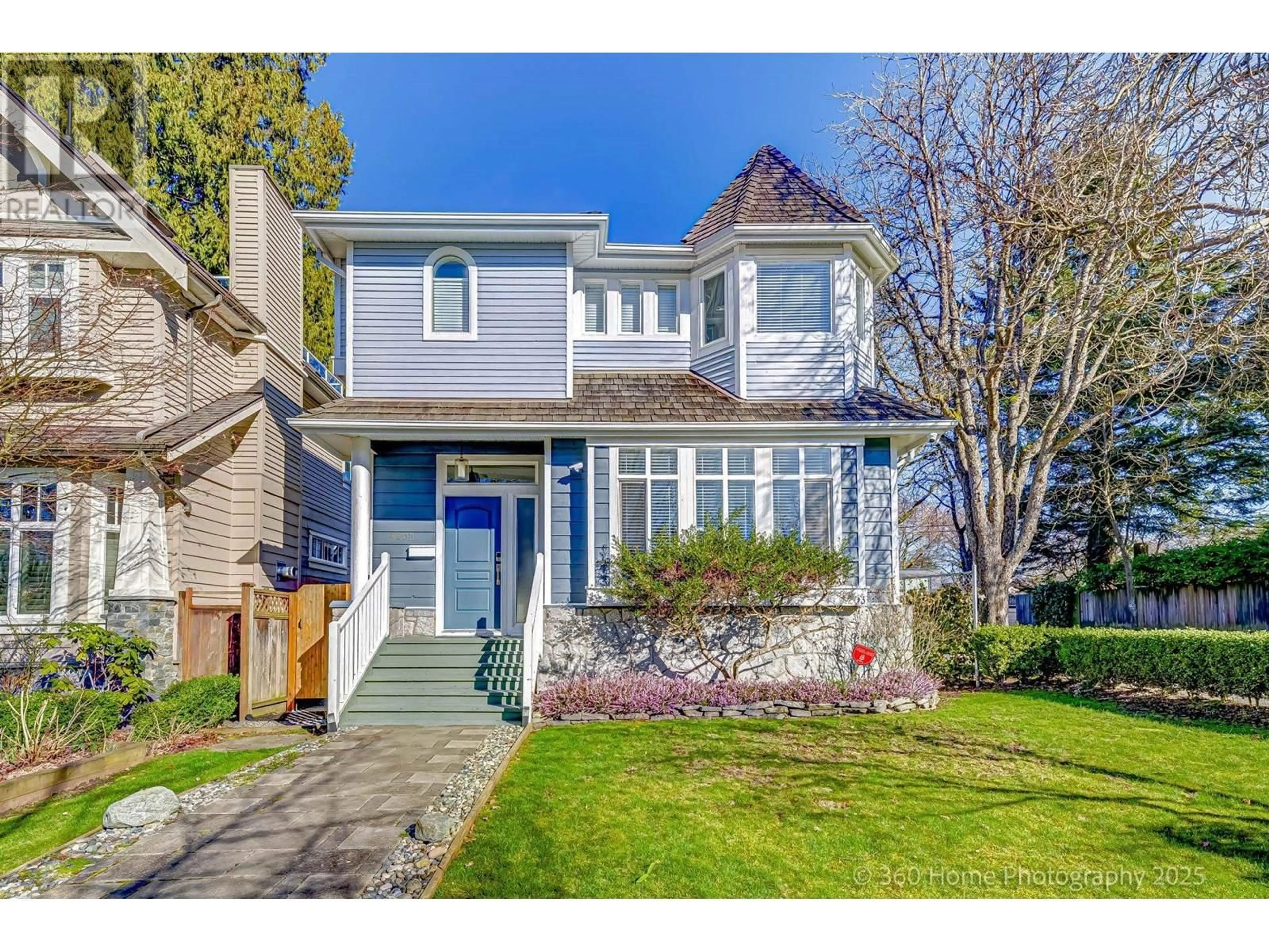Home with vinyl exterior material, street for 4203 14TH AVENUE, Vancouver British Columbia V6R2X7