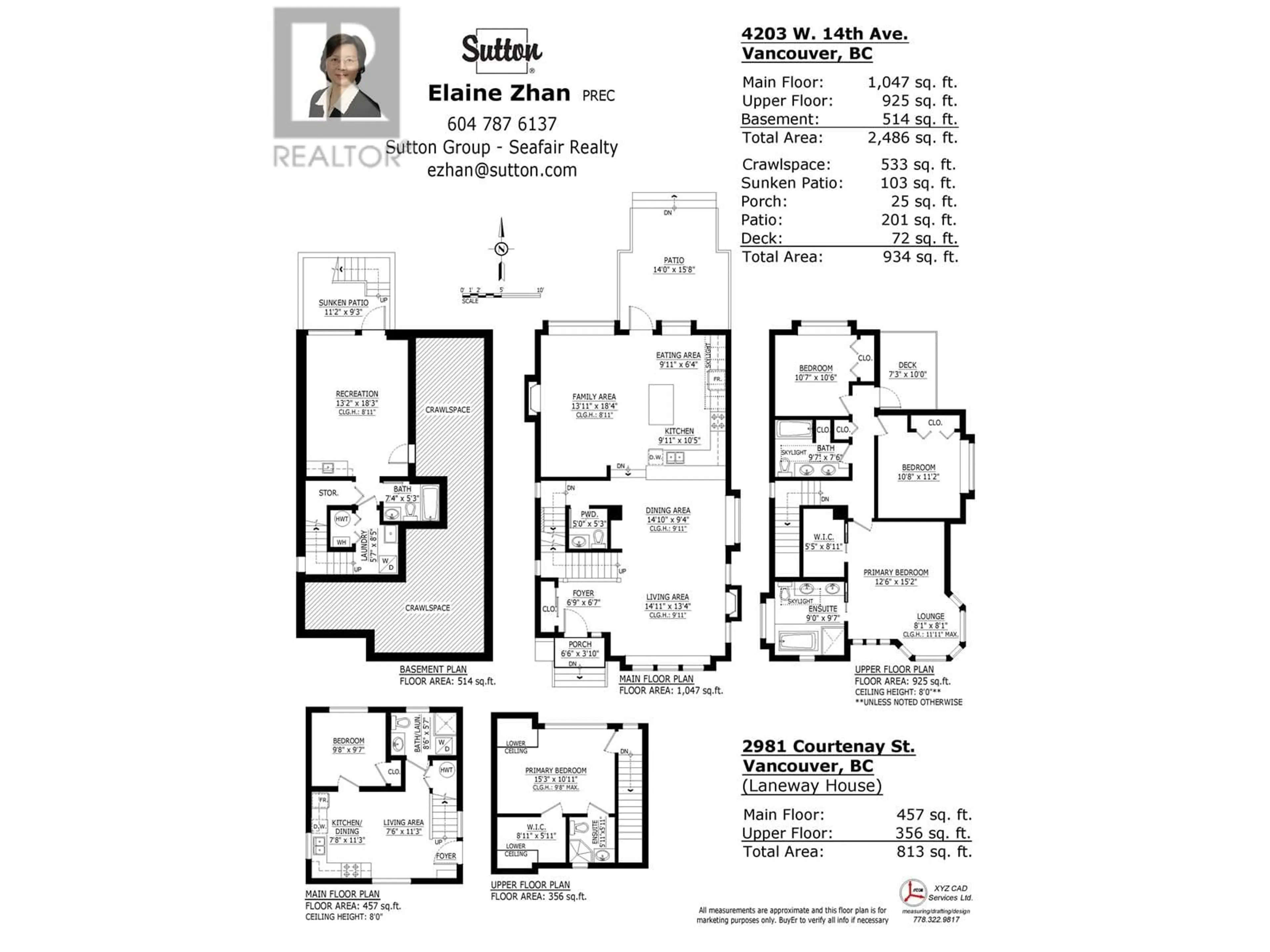 Floor plan for 4203 14TH AVENUE, Vancouver British Columbia V6R2X7
