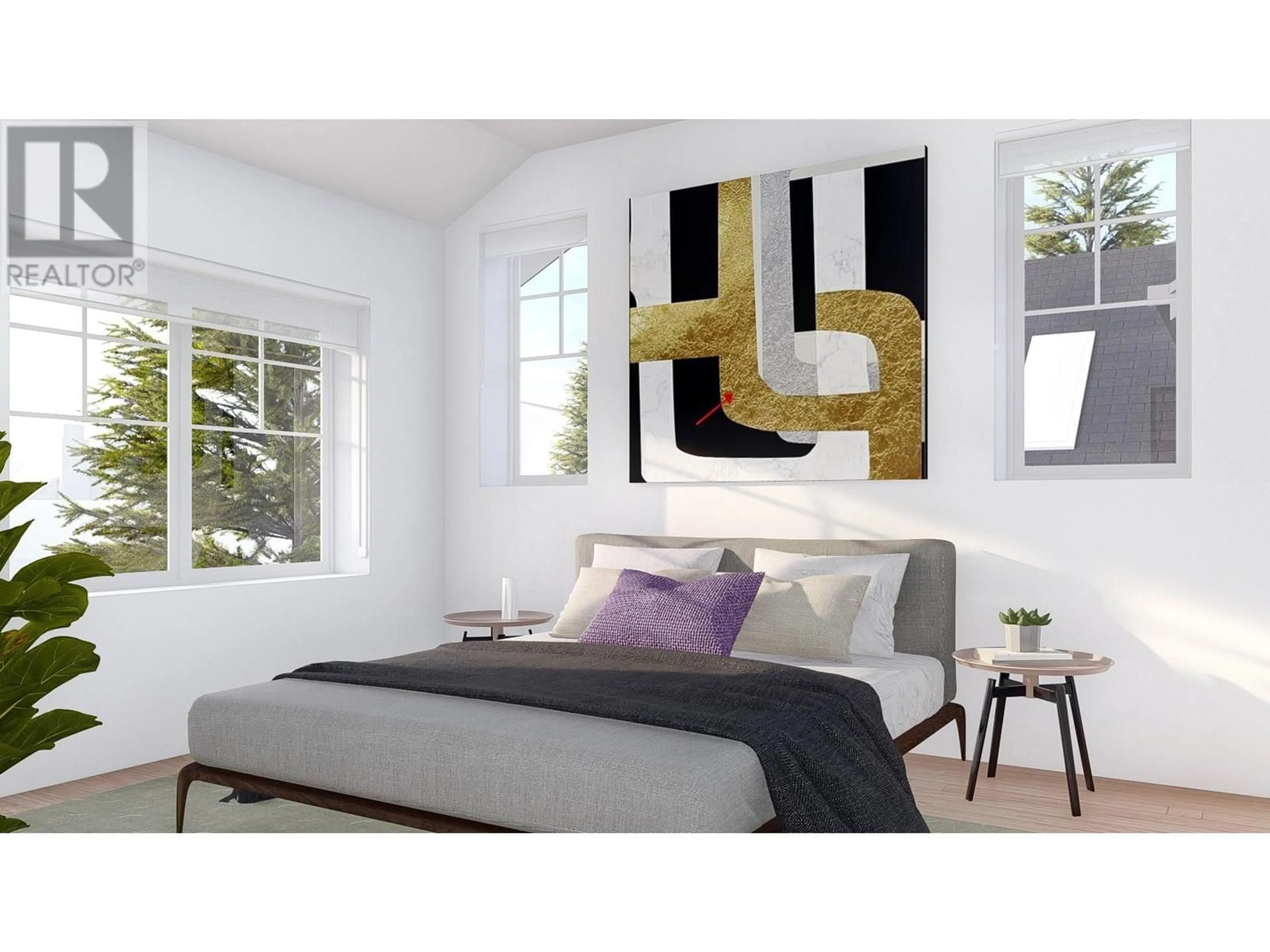 Bedroom with bed, wood/laminate floor for 972 PARK DRIVE, Vancouver British Columbia V6P2J4