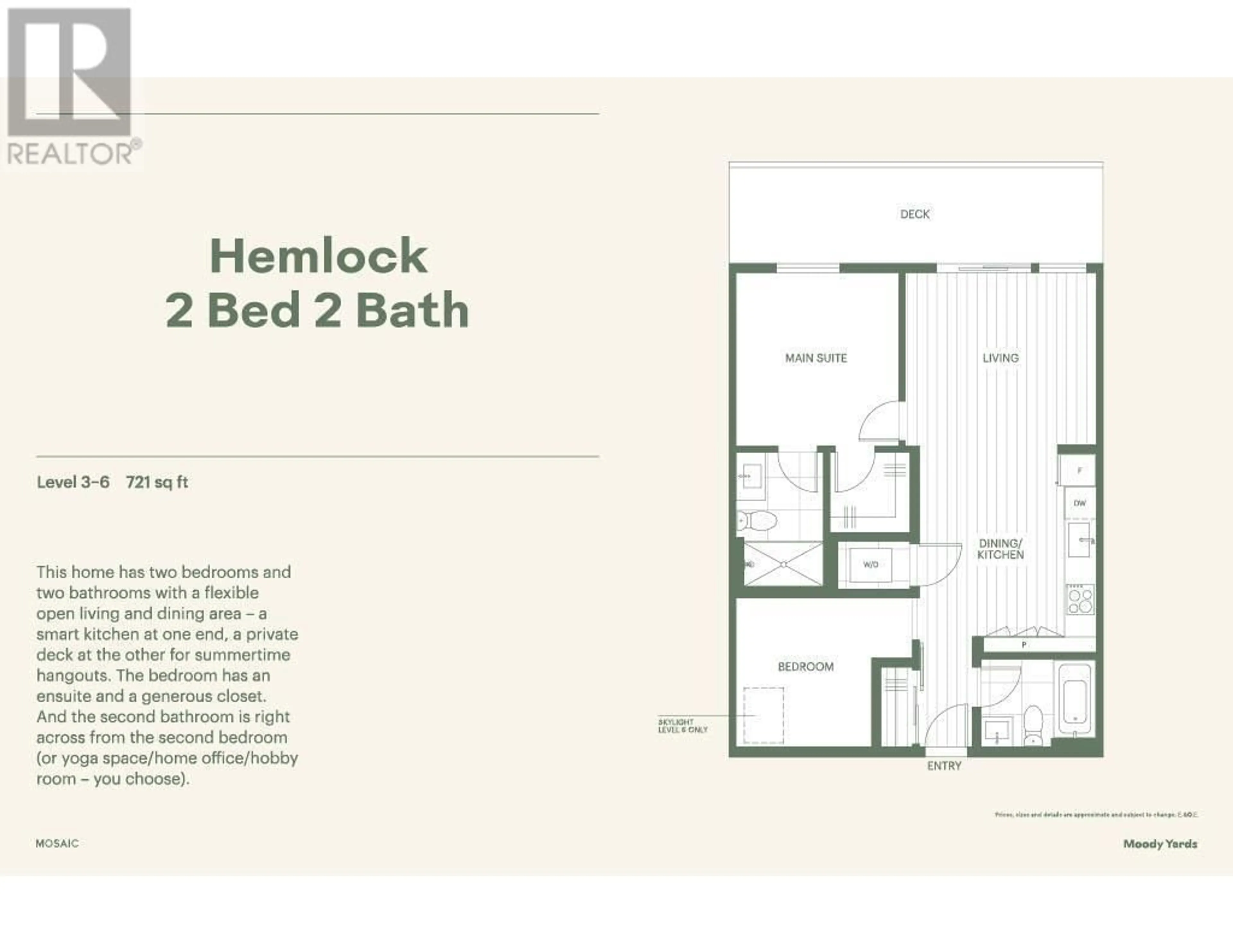 Floor plan for 412 - 3075 MURRAY STREET, Port Moody British Columbia V3X1X3