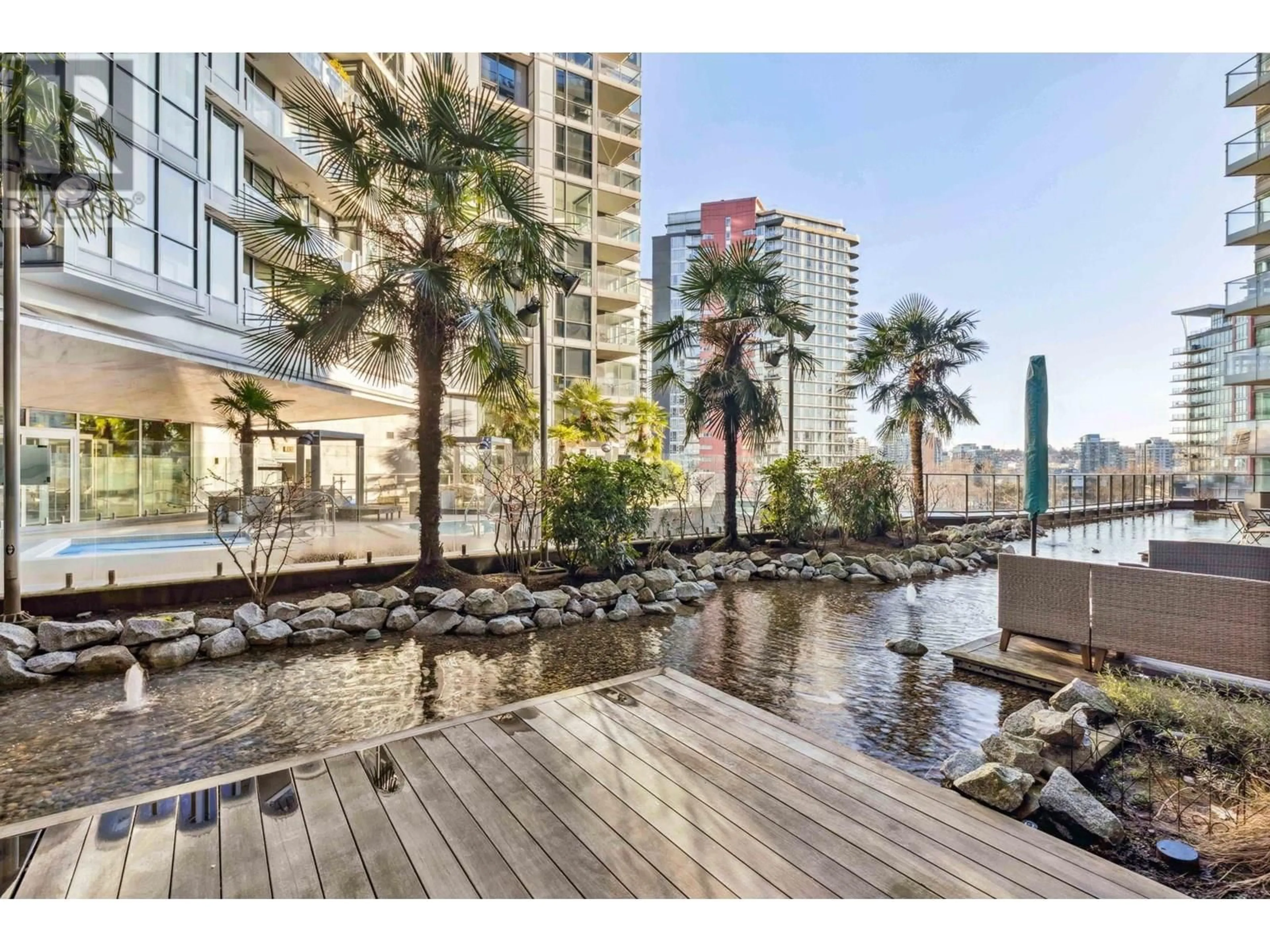 Patio, water/lake/river/ocean view for 303 - 68 SMITHE STREET, Vancouver British Columbia V6B0P4