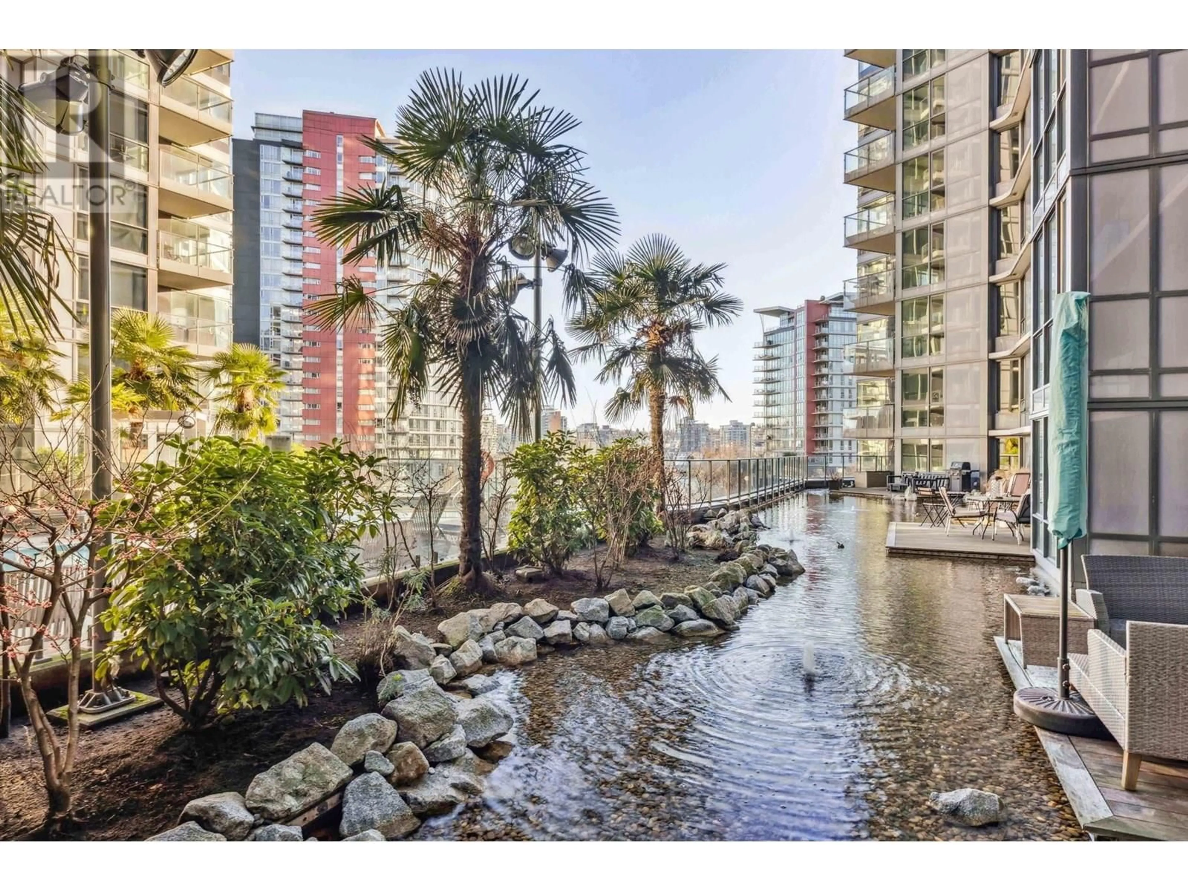 Patio, water/lake/river/ocean view for 303 - 68 SMITHE STREET, Vancouver British Columbia V6B0P4