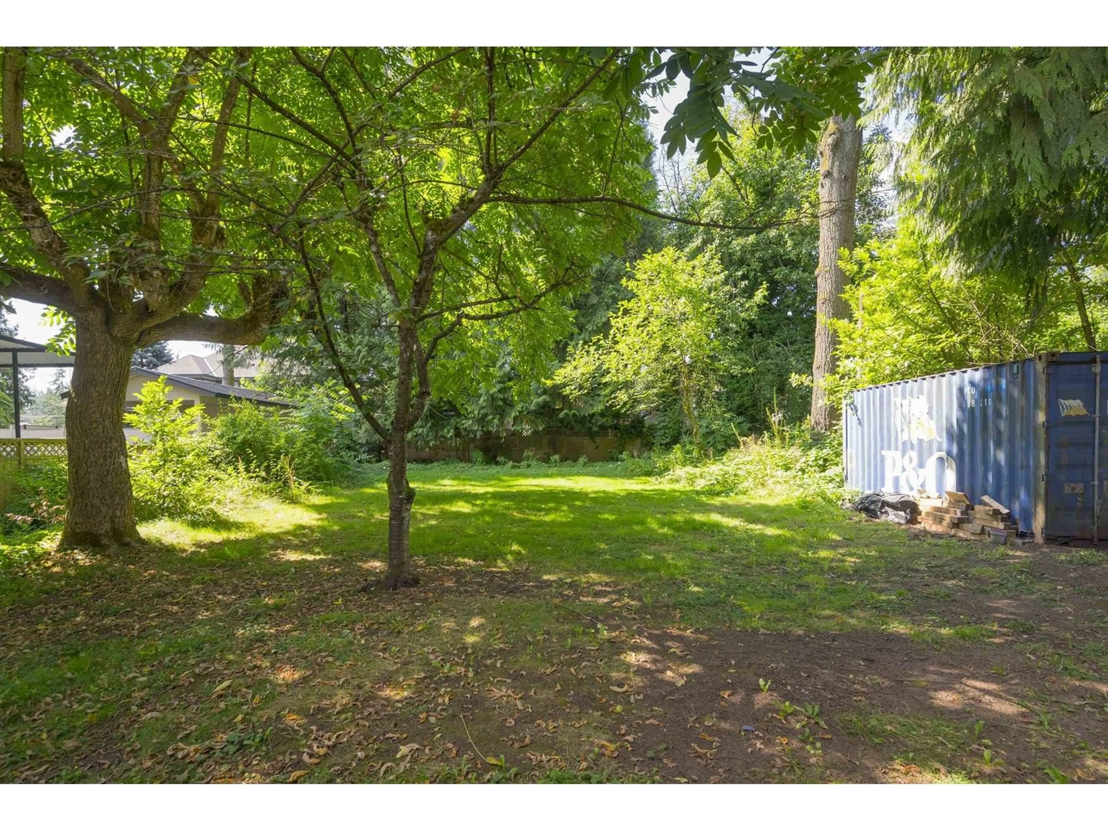 A pic from outside/outdoor area/front of a property/back of a property/a pic from drone, forest/trees view for 14266 MELROSE, Surrey British Columbia V3R5R4