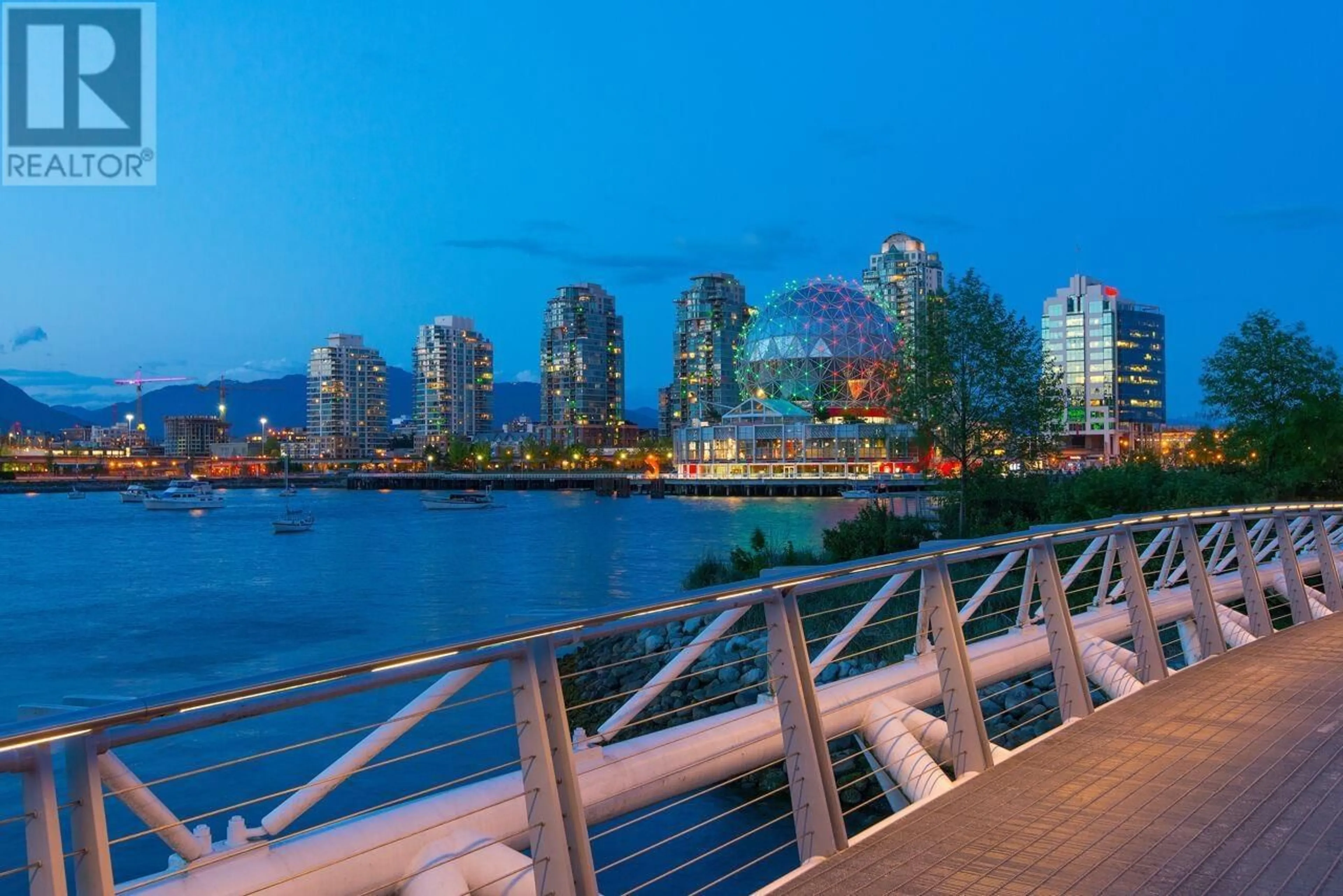 Patio, water/lake/river/ocean view for 1703 - 1188 QUEBEC STREET, Vancouver British Columbia V6A4B3