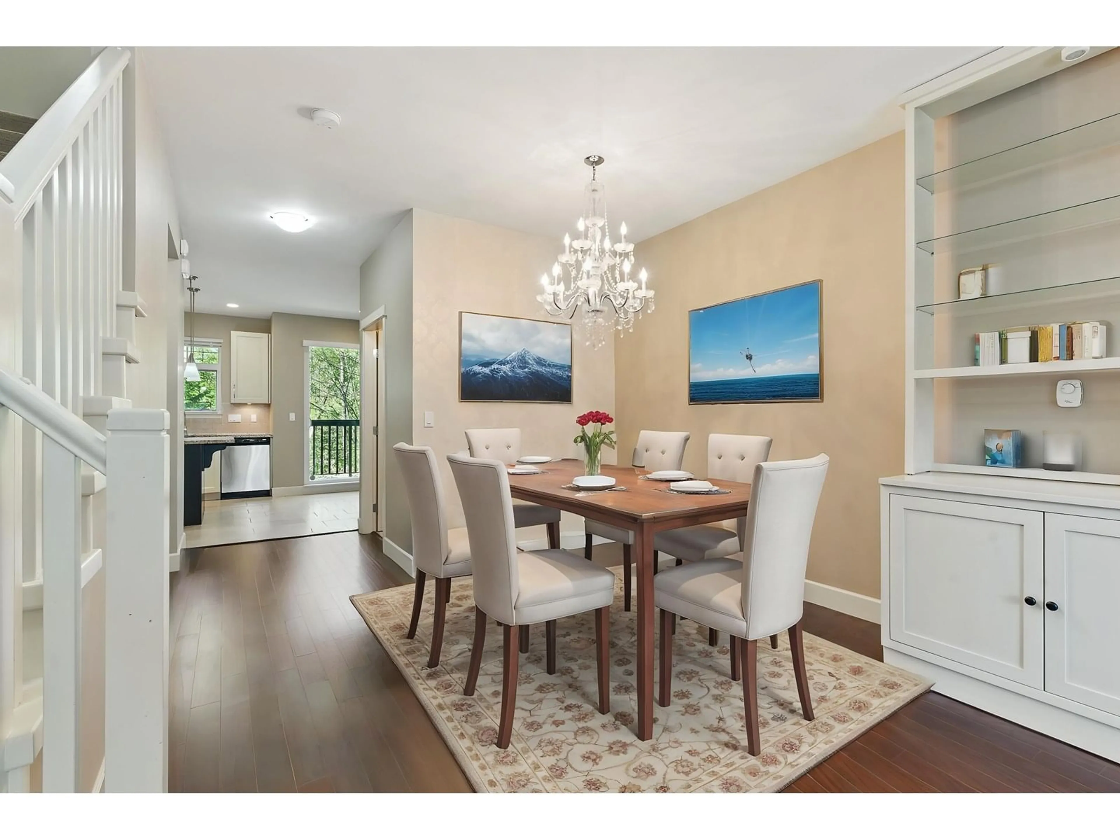 Dining room, wood/laminate floor for 44 - 2979 156, Surrey British Columbia V3Z8V8