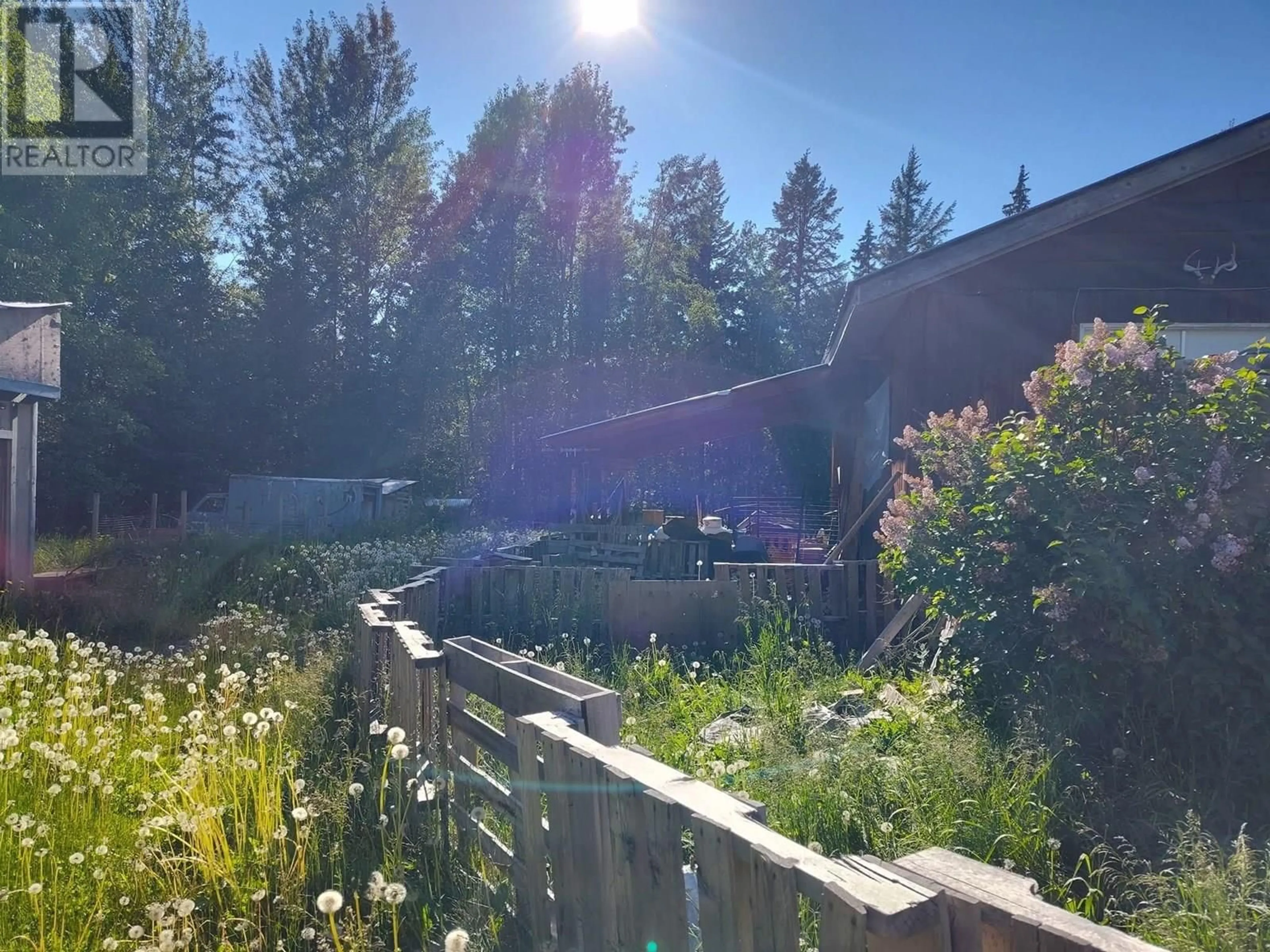 A pic from outside/outdoor area/front of a property/back of a property/a pic from drone, forest/trees view for 6255 SPOONER ROAD, Likely British Columbia V0L1N0