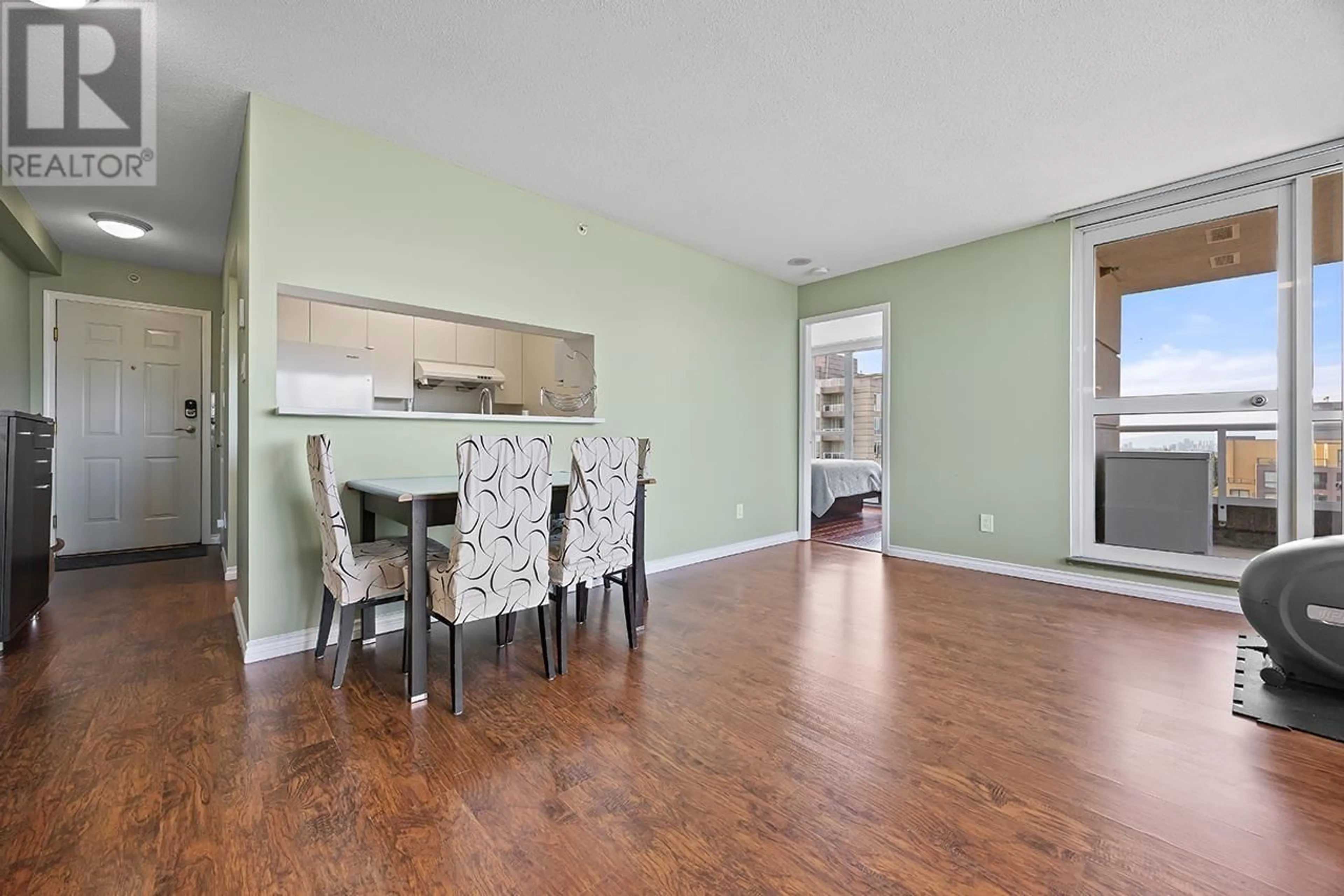 Dining room, wood/laminate floor for 1807 - 5189 GASTON STREET, Vancouver British Columbia V5R6C7