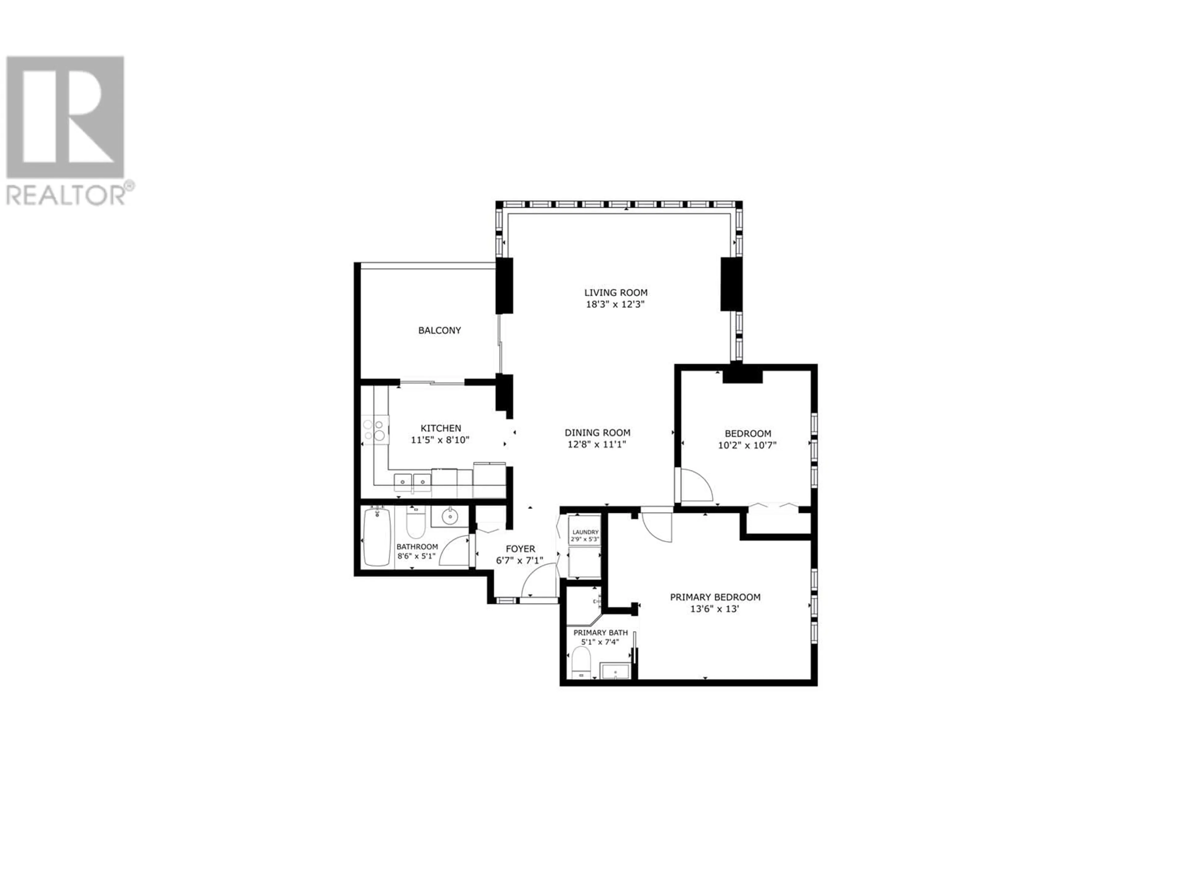 Floor plan for 801 - 1555 EASTERN AVENUE, North Vancouver British Columbia V7L3G2