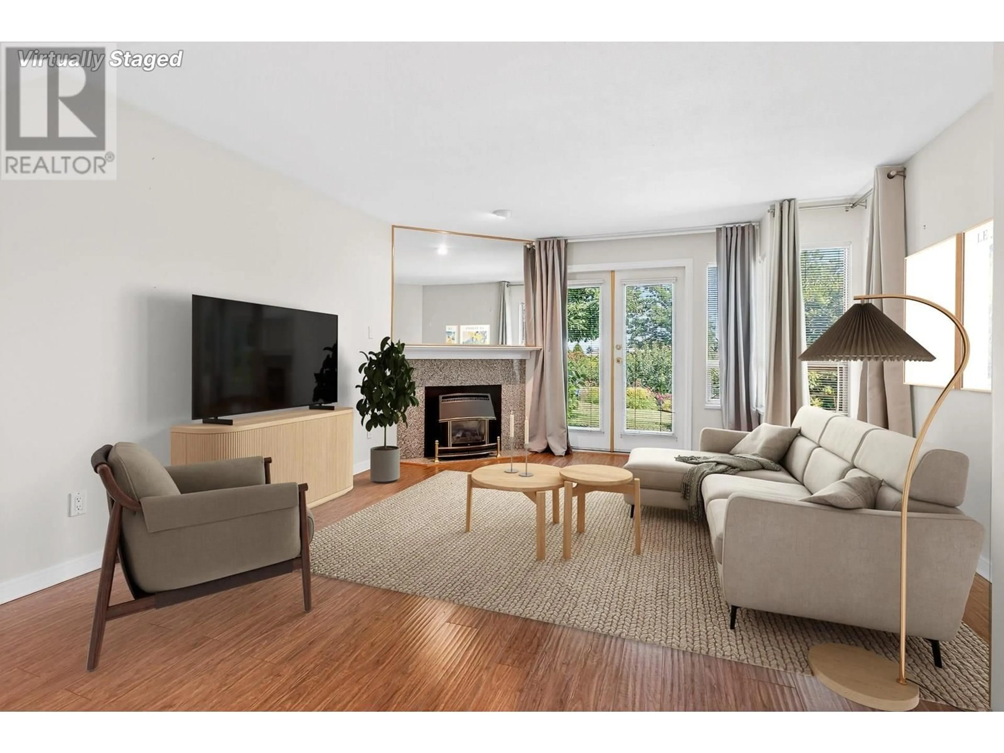 Living room with furniture, wood/laminate floor for 24 - 1207 CONFEDERATION DRIVE, Port Coquitlam British Columbia V3C6B8