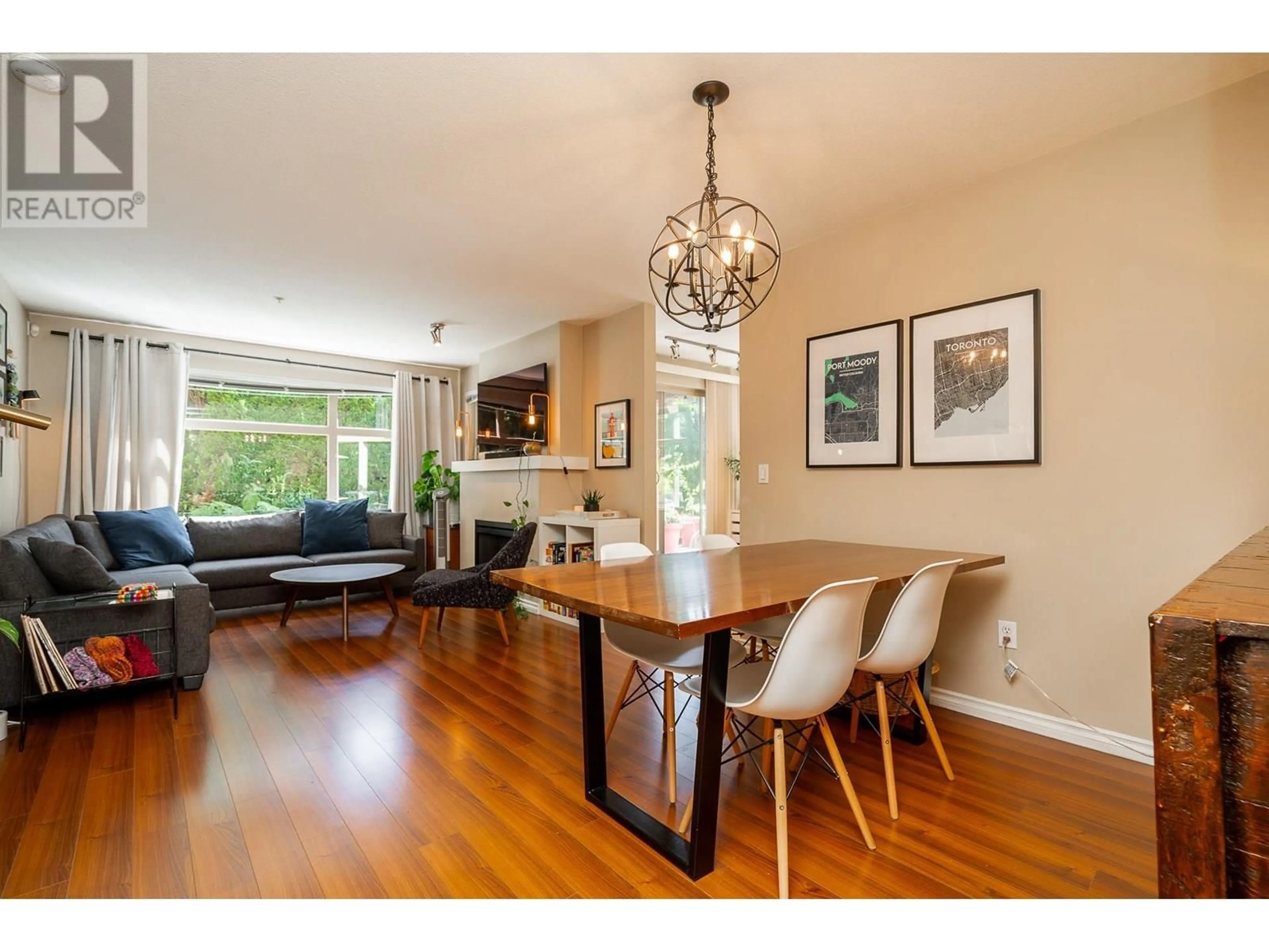 Dining room, wood/laminate floor for 107 - 300 KLAHANIE DRIVE, Port Moody British Columbia V3H5K8