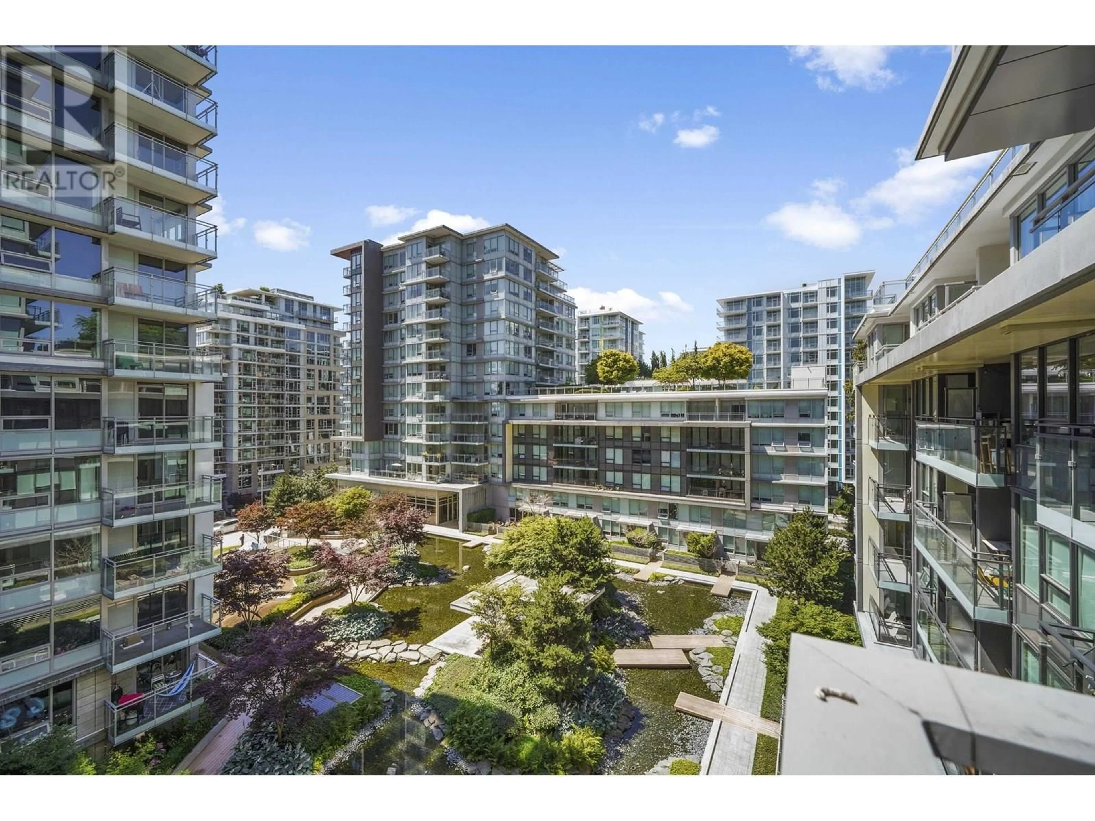 A pic from outside/outdoor area/front of a property/back of a property/a pic from drone, city buildings view from balcony for 916 - 3131 KETCHESON ROAD, Richmond British Columbia V6X0N4